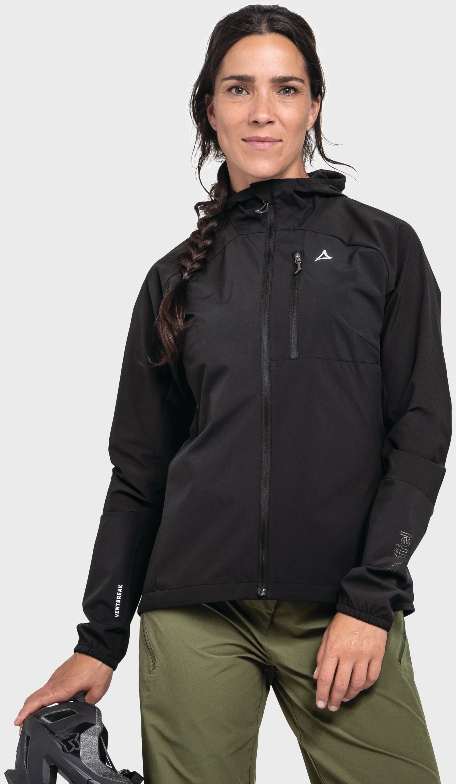 Schöffel Outdoorjacke »Hybrid Jk Style Mamry WMS« mit Kapuze