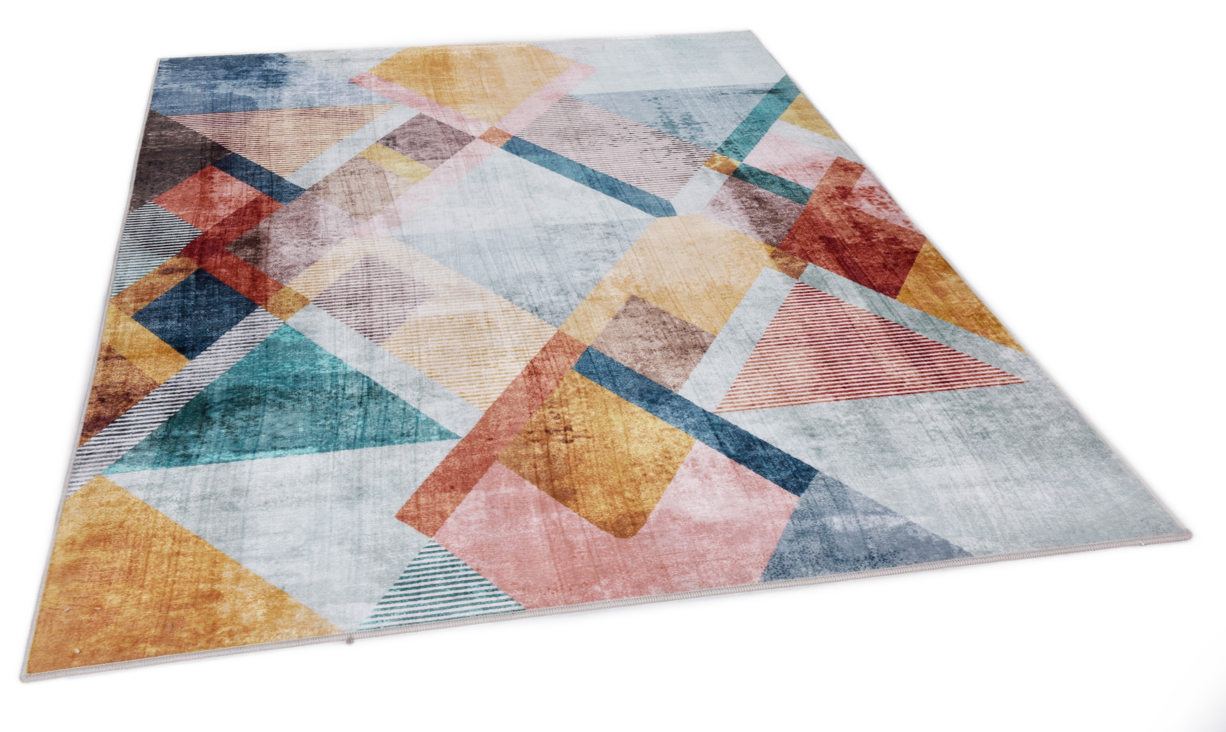Gino Falcone Teppich »Rachele GF-088«, rechteckig, 6 mm Höhe, Kurzflor, modernes Design, ideal im Wohnzimmer & Schlafzimmer