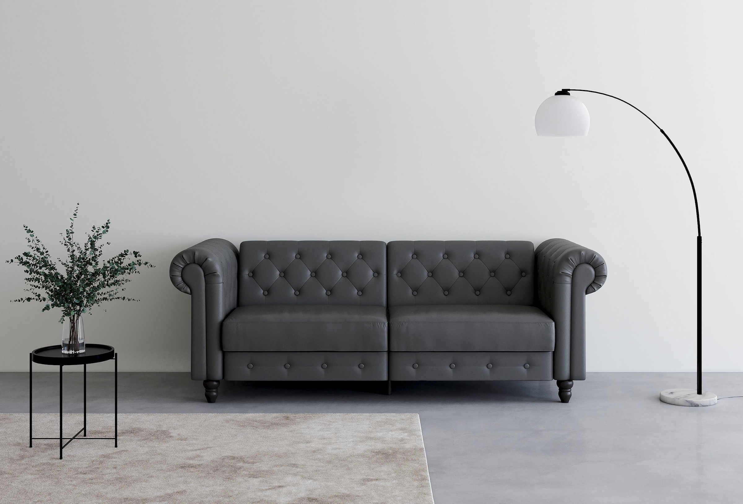 3-Sitzer »Felix, Schlafsofa 236 cm, (Liegefläche 108x190cm), Rückenlehne«, 3-fach...