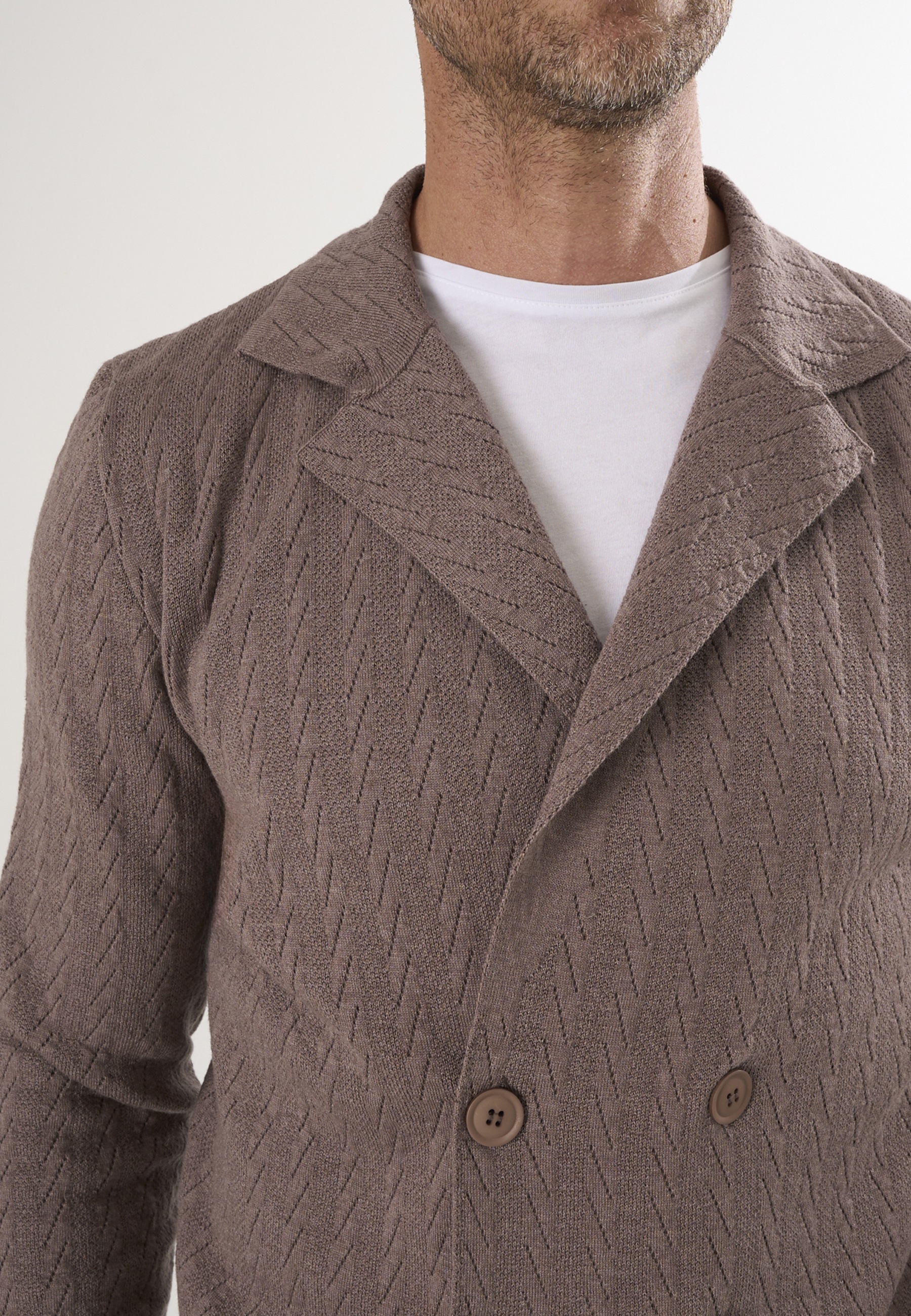 Felix Hardy Strickjacke »Cardigan mit gekerbtem Kragen«