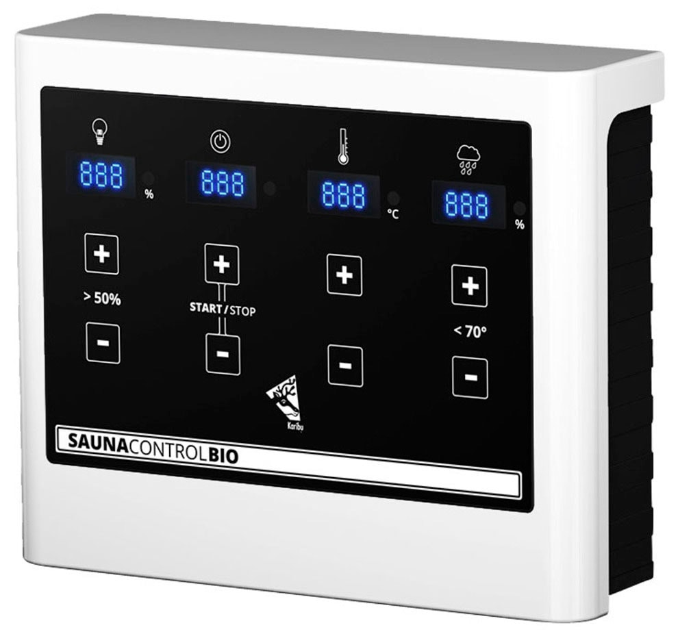 Karibu Saunahaus »Talo 1«, Bio Ofen 9 kW, externe Steuerung, mit Energiespartür