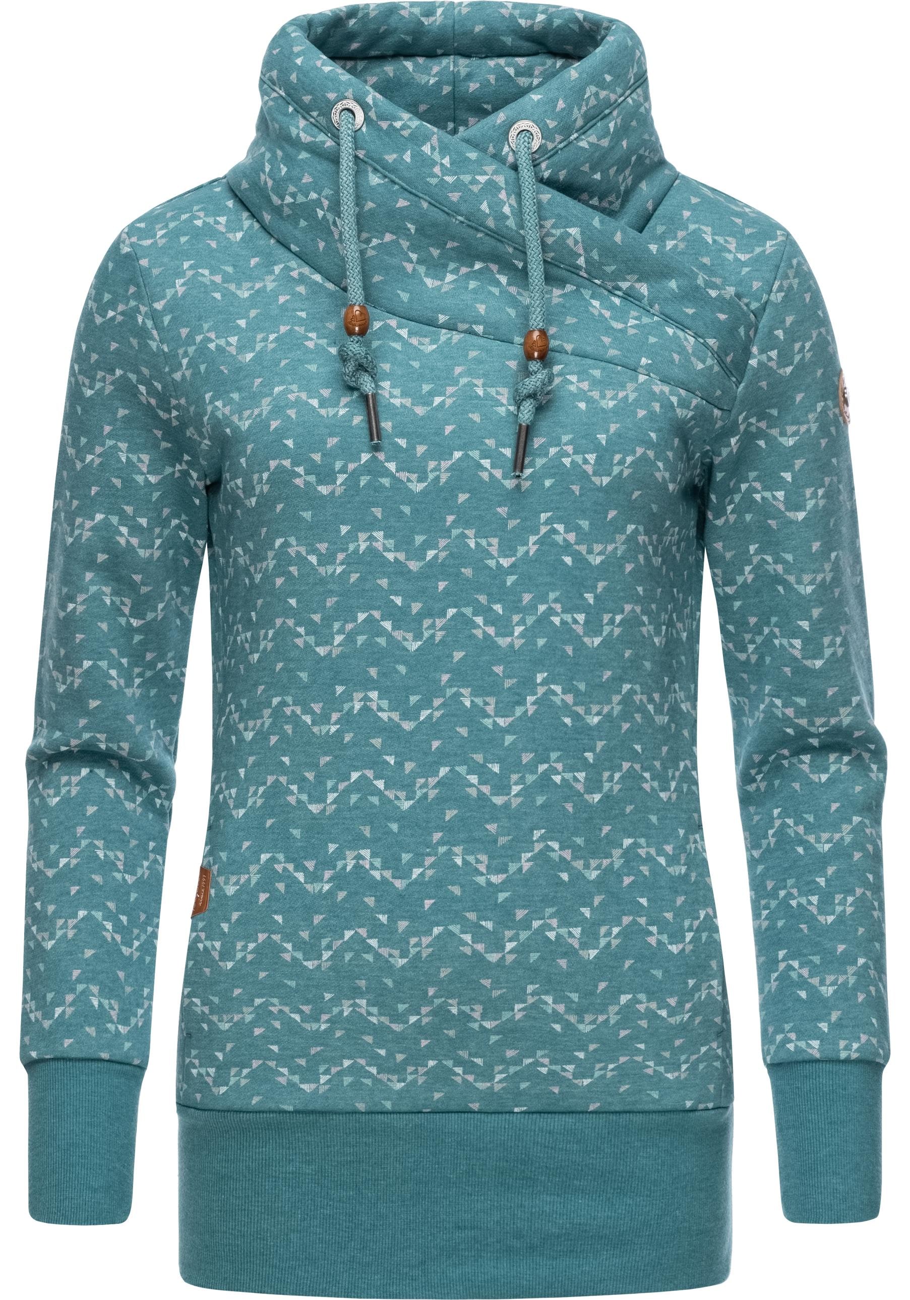 Ragwear Sweater »Neska Print«, stylisches Damen Langarm-Sweatshirt mit  Printmuster für bestellen | BAUR