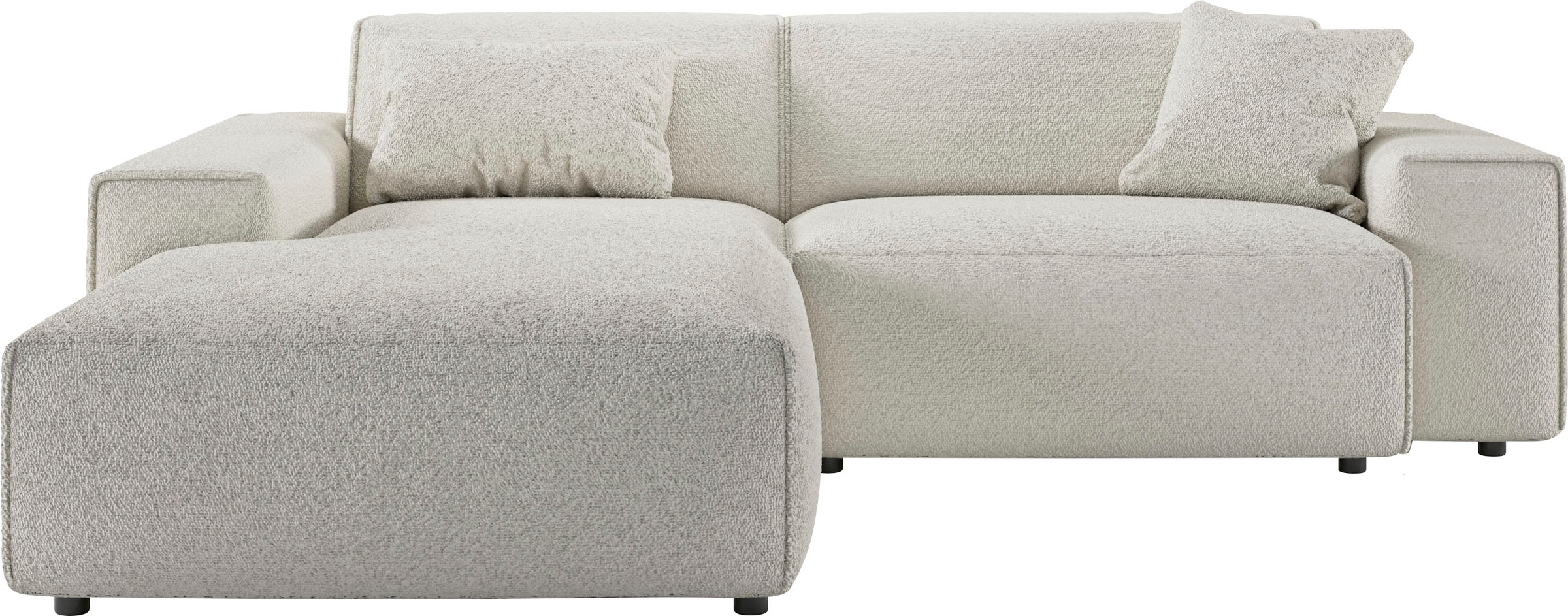 andas Ecksofa »Glimminge L-Form auch in Breitcord, Feincord + Easy care-Bezug,«, Breite 234, Zierkissen