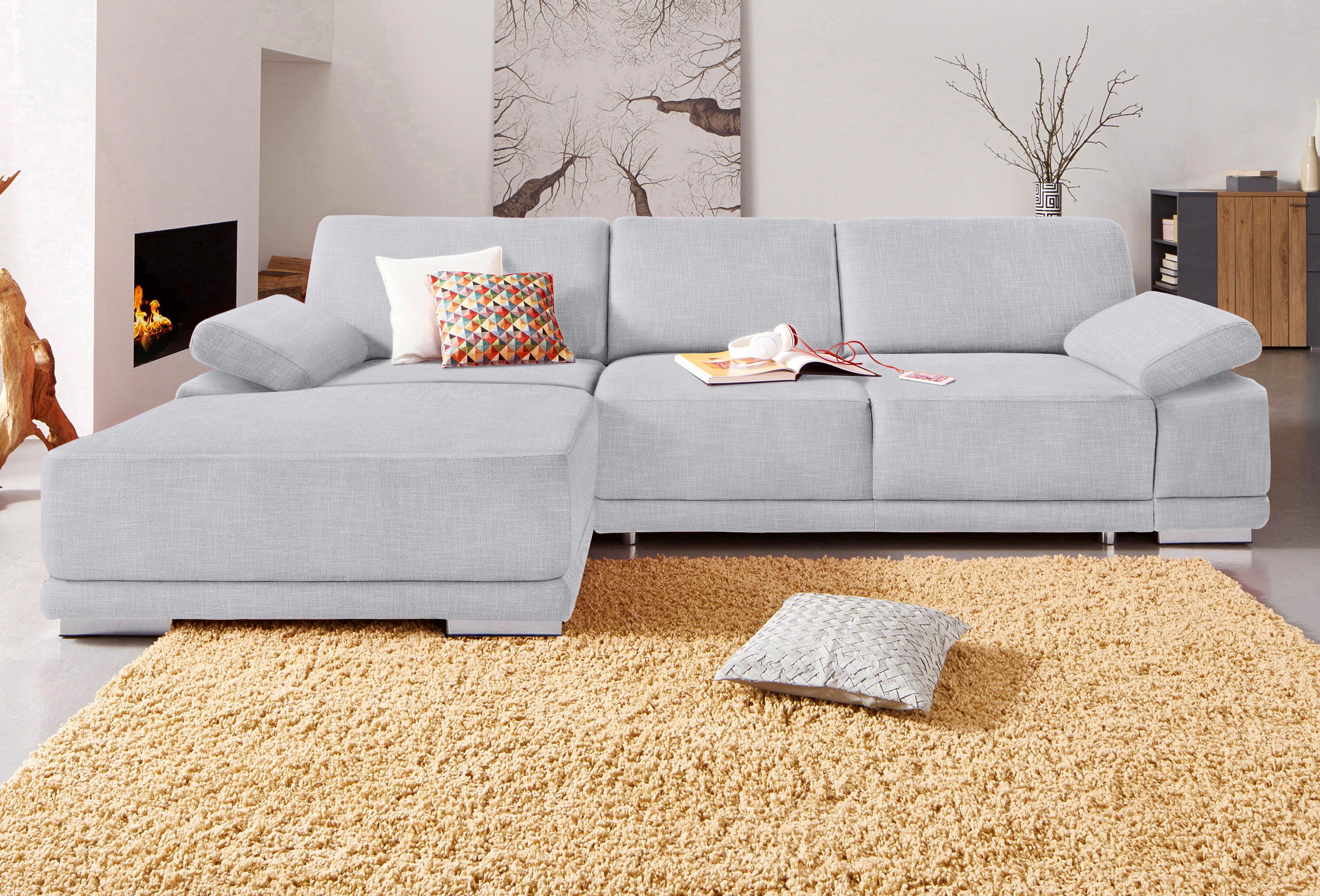 sit&more Ecksofa "Coria L-Form" mit XL-Recamiere, wahlweise mit Schlaffunktion