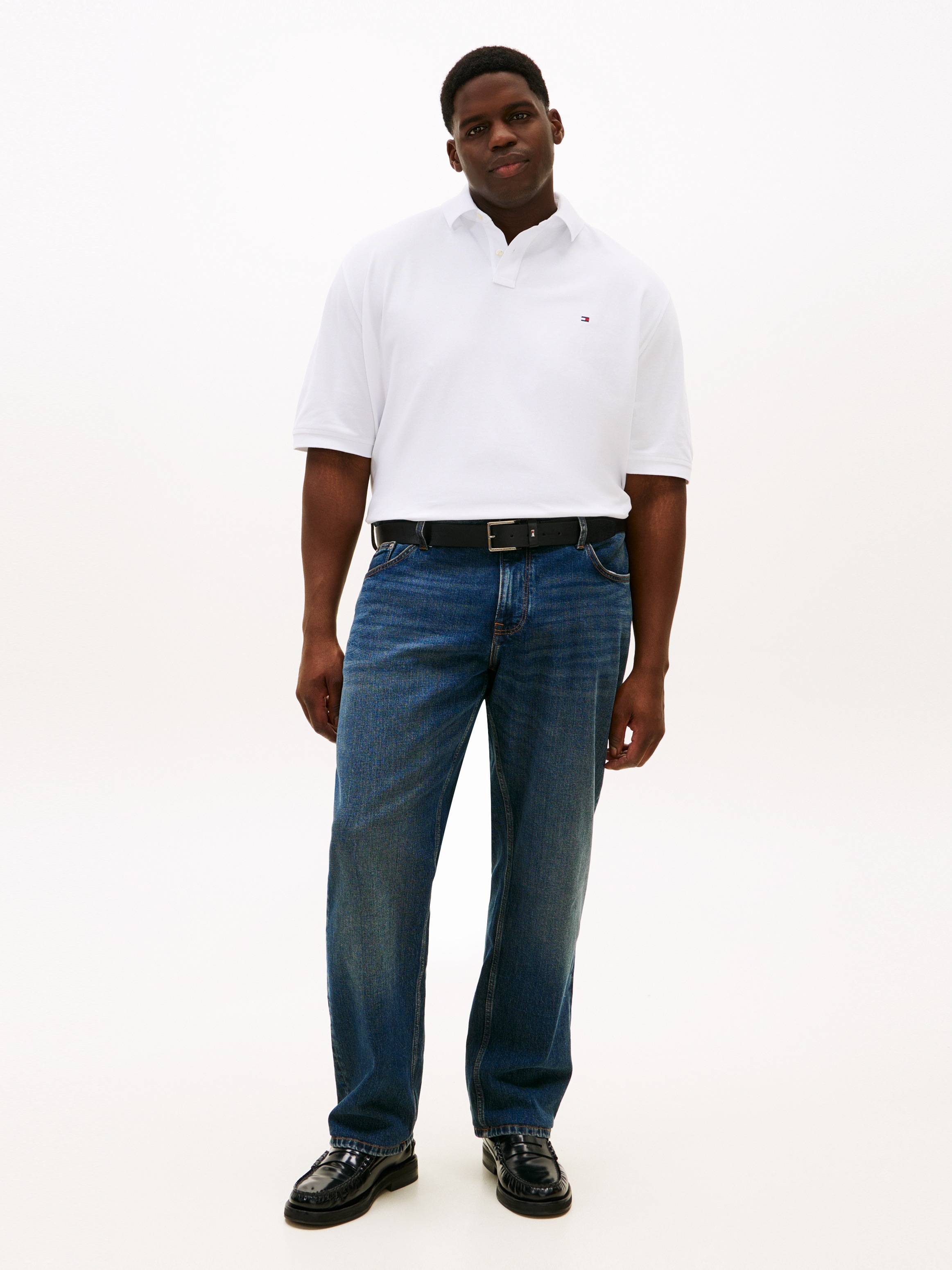 Thumbnail - Tommy Hilfiger Big & Tall Poloshirt "Plus 1985" Große Größen, Pique, regular fit