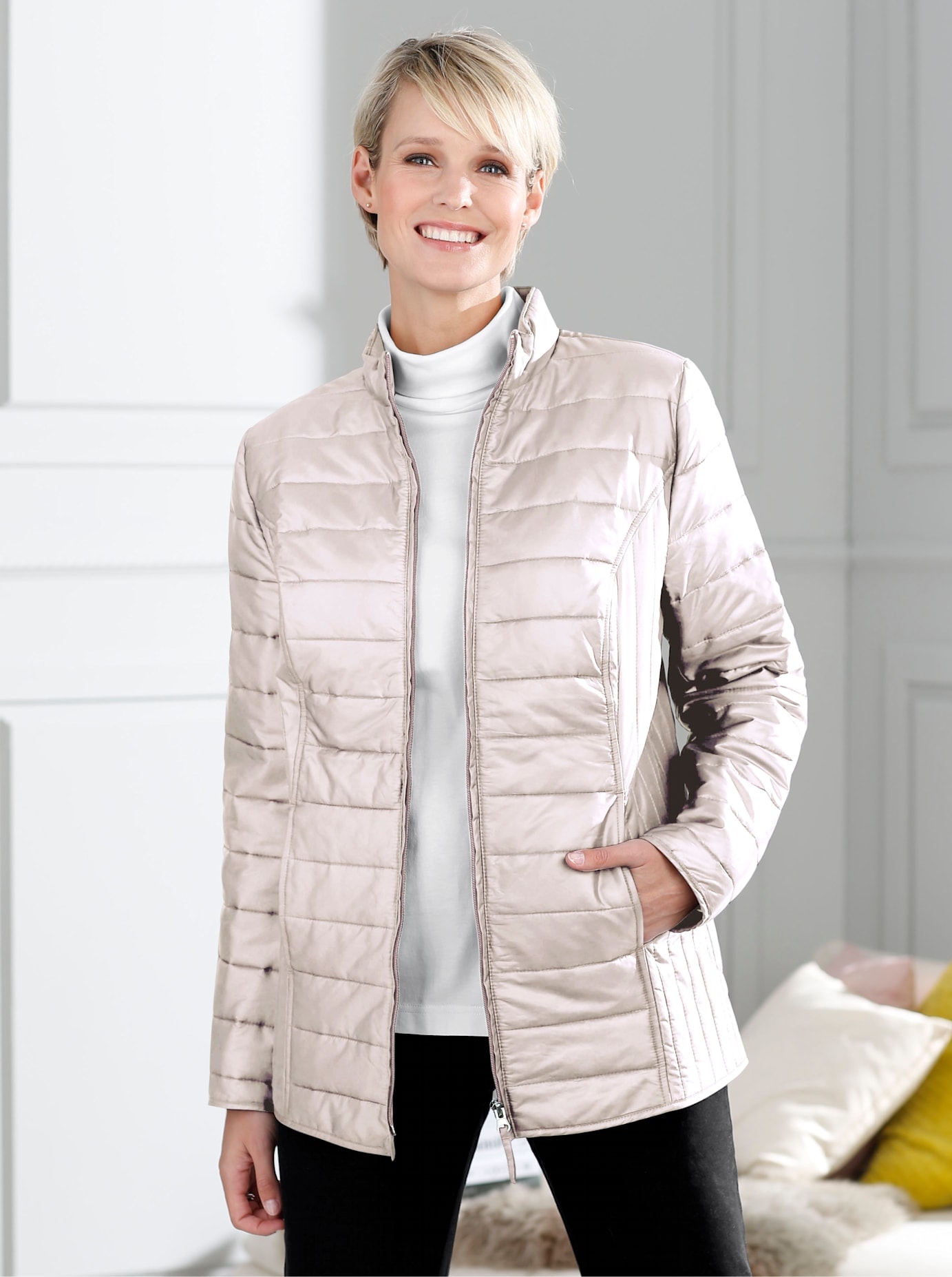 Classic Basics Steppjacke, ohne Kapuze