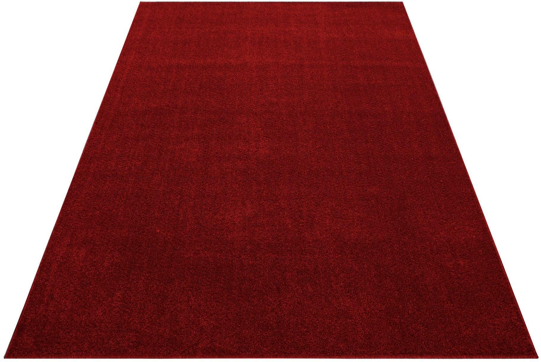 Ayyildiz Teppiche Teppich »ATA«, rechteckig, 10 mm Höhe, Kurzflor, uni, große Farbauswahl, robust, auch als Läufer und in rund