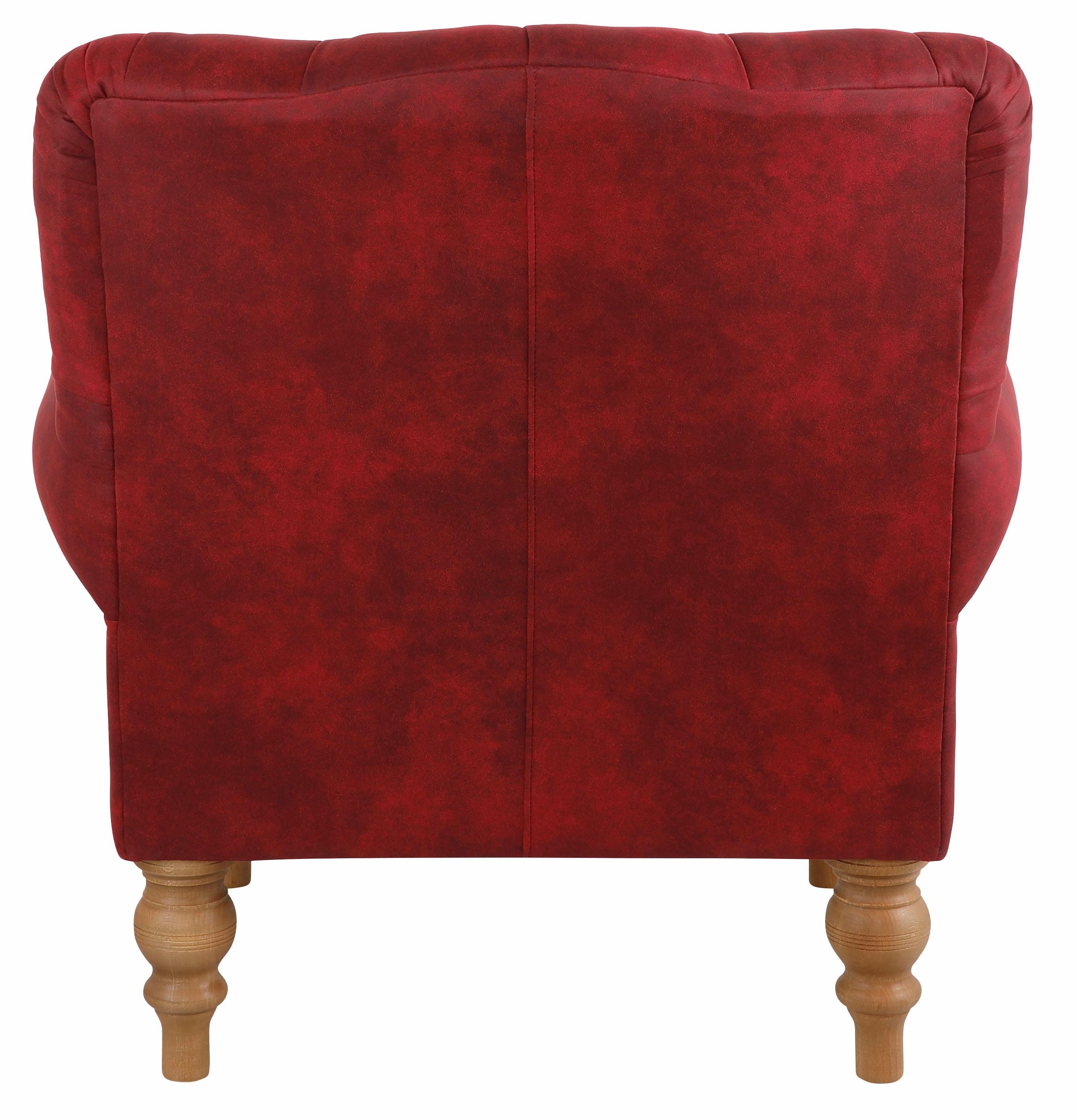 Home affaire Sessel »Lord« mit echter Chesterfield-Knopfheftung und Ziernägeln