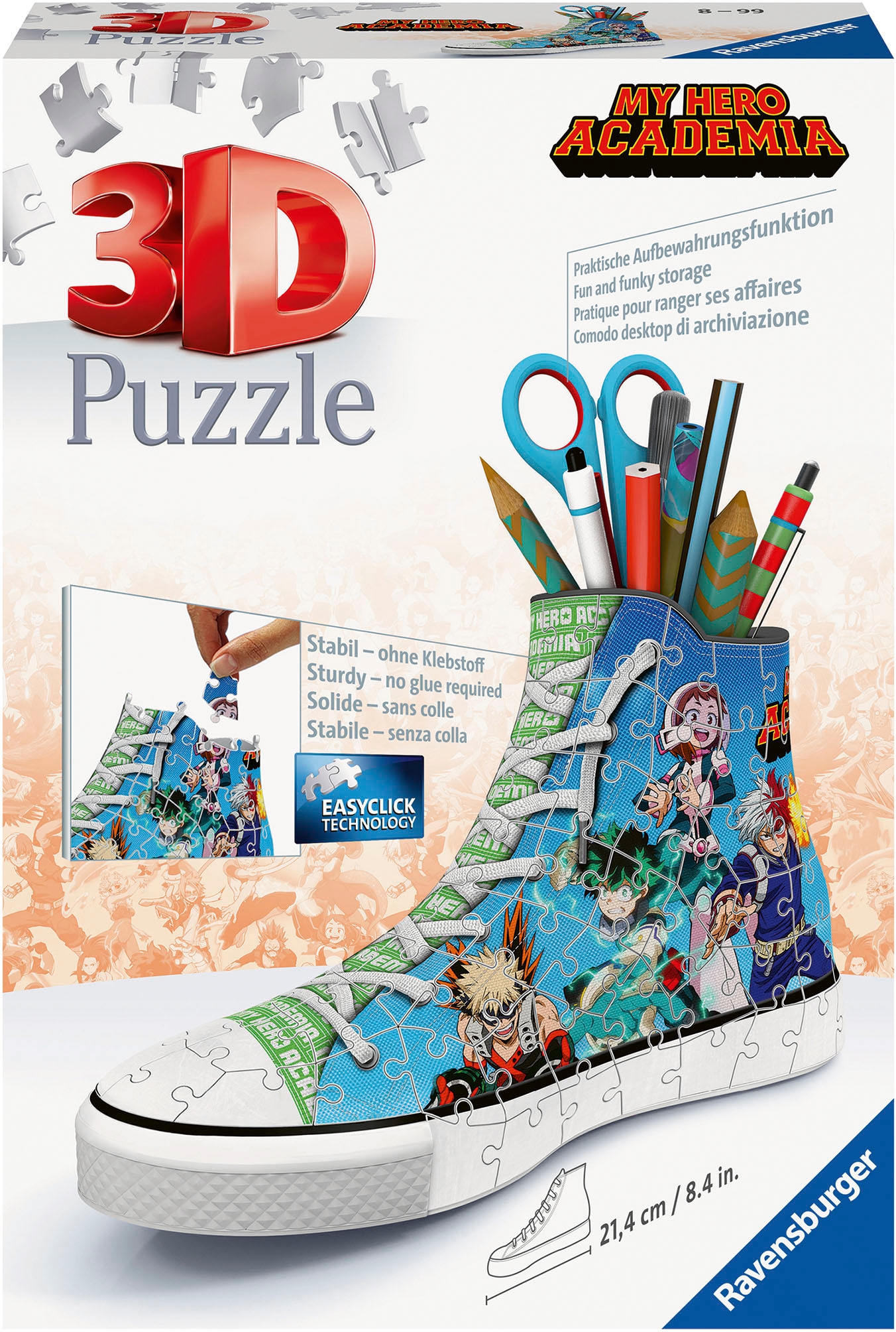3D-Puzzle »Sneaker My Hero Academia«, Made in Europe; FSC®- schützt Wald - weltweit
