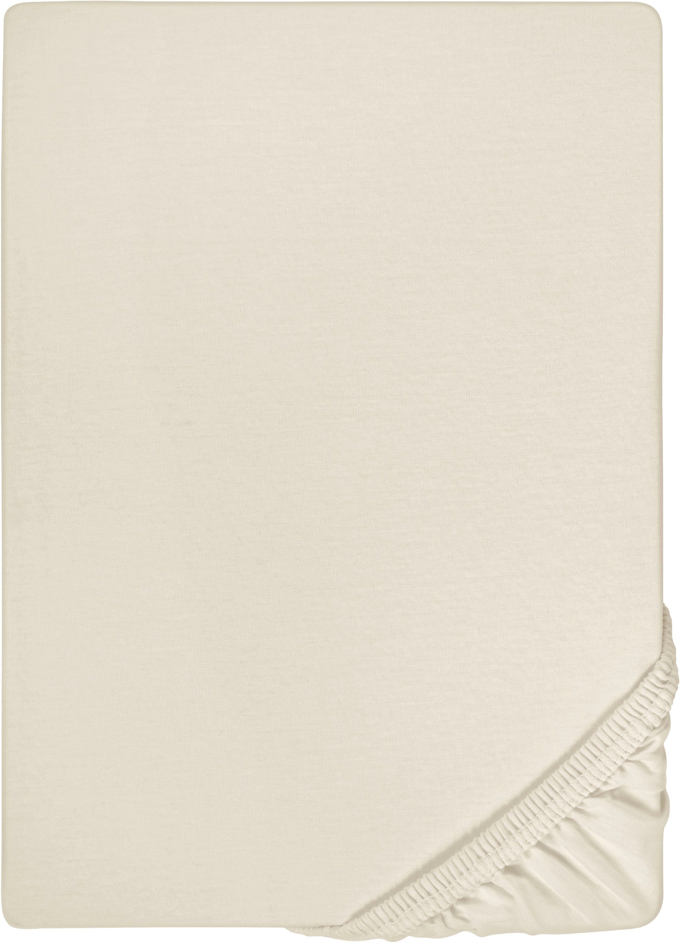 Biberna Spannbettlaken »Conny« hochwertiges Jersey-Elasthan geeignet für Wasser- und Boxspringbetten