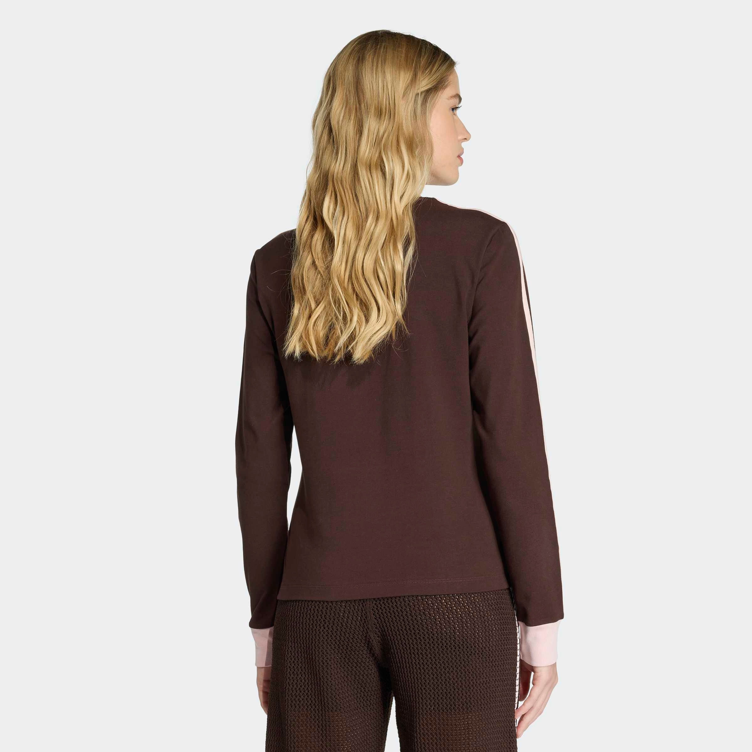 adidas Originals Langarmshirt "3-STREIFEN LONGSLEEVE (SLIM)" günstig online kaufen