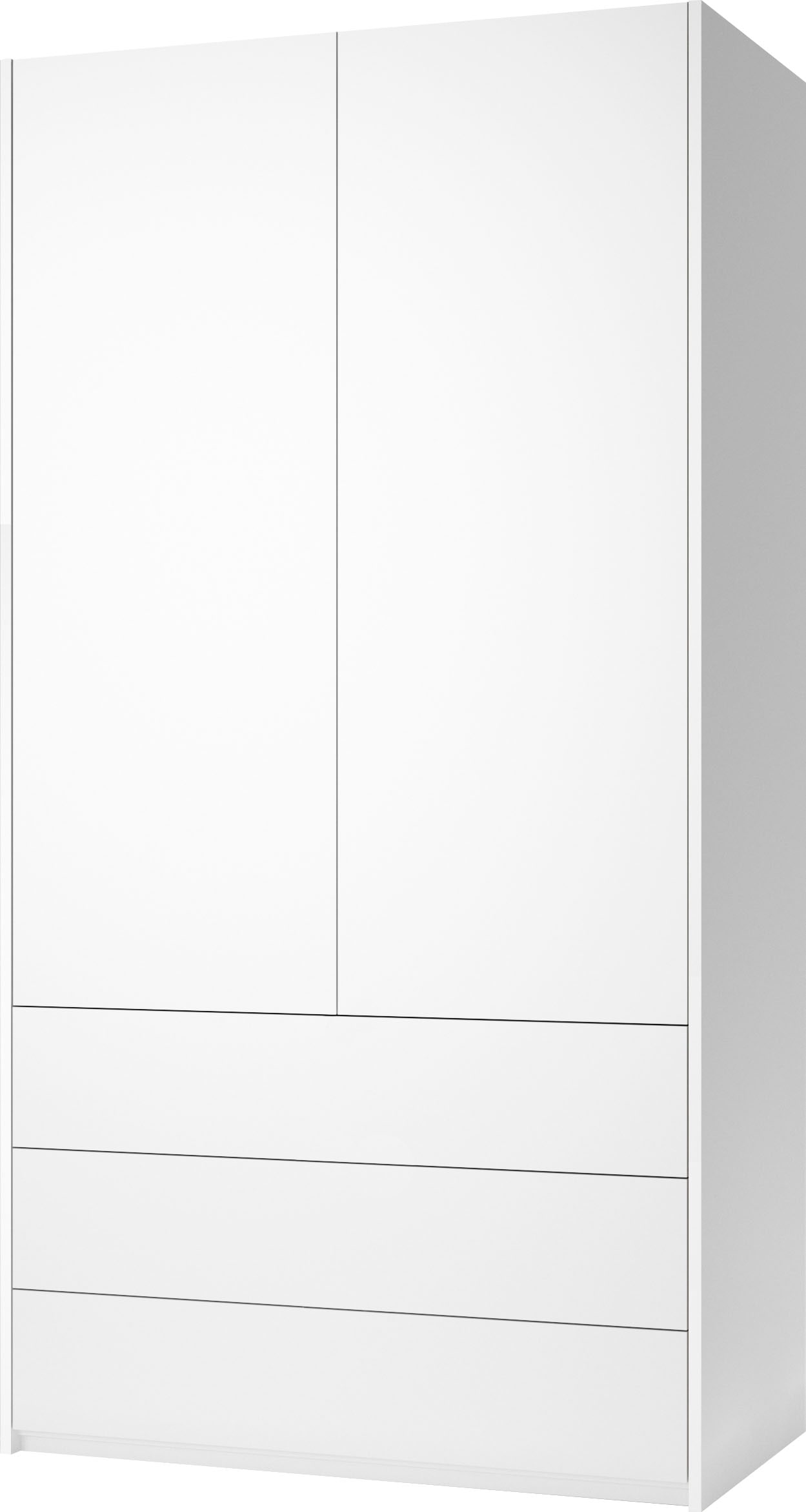 Müller SMALL LIVING Kleiderschrank »Modular Plus Variante 1«, Inklusive 3 geräumigen Schubladen