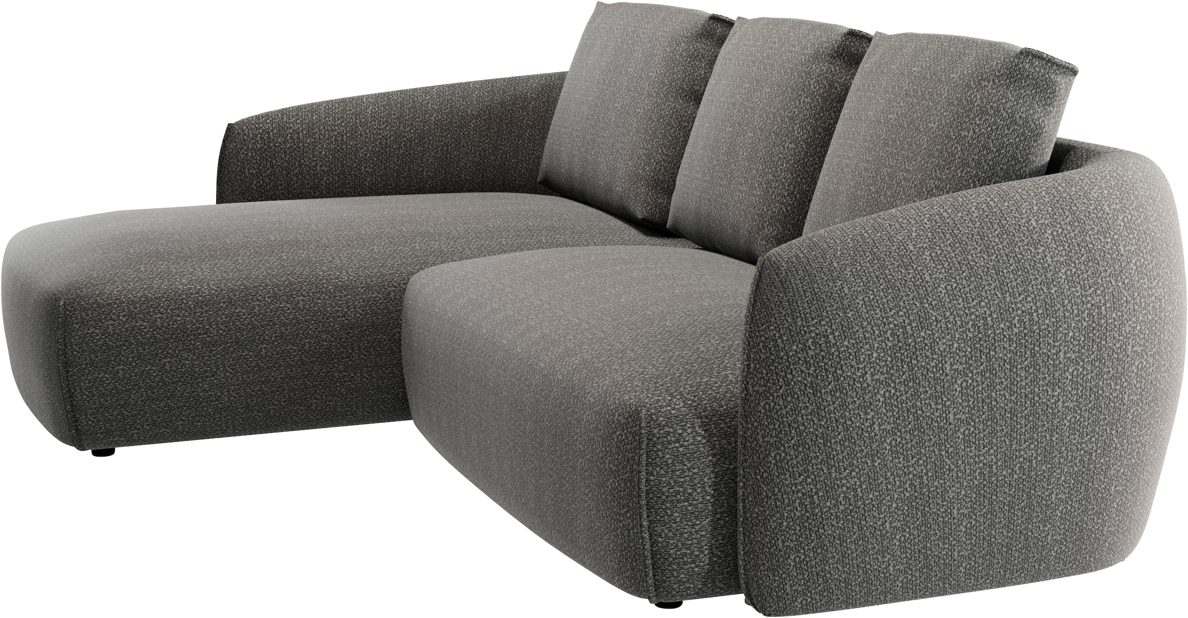 Guido Maria Kretschmer Home&Living Ecksofa »Shawn Designsofa mit elegant geschwungen Armlehnen, L-Form«, bequem, organischer Form, mit hochwertigem Bezug