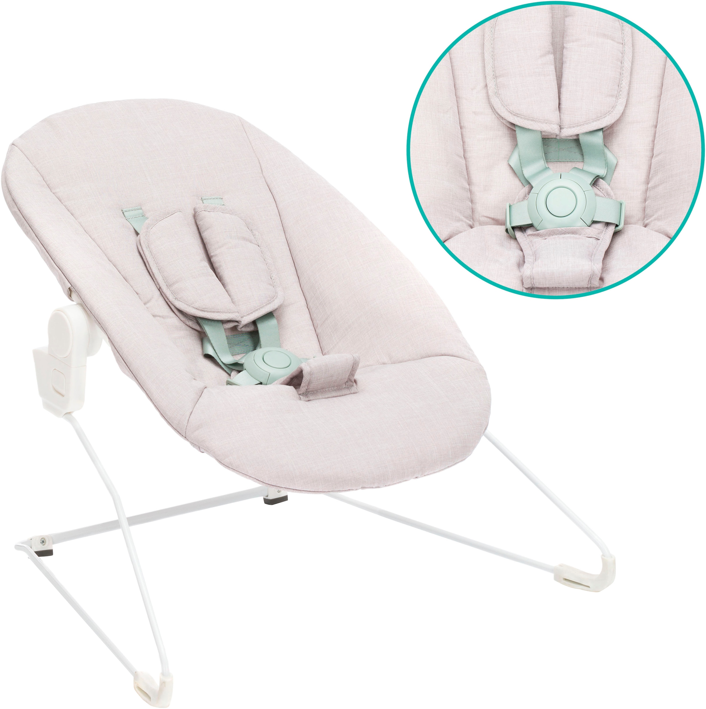 Fillikid Hochstuhl »Pia Swing«, (Set), 3 St., inkl. Neugeborgenenaufsatz und Wippe
