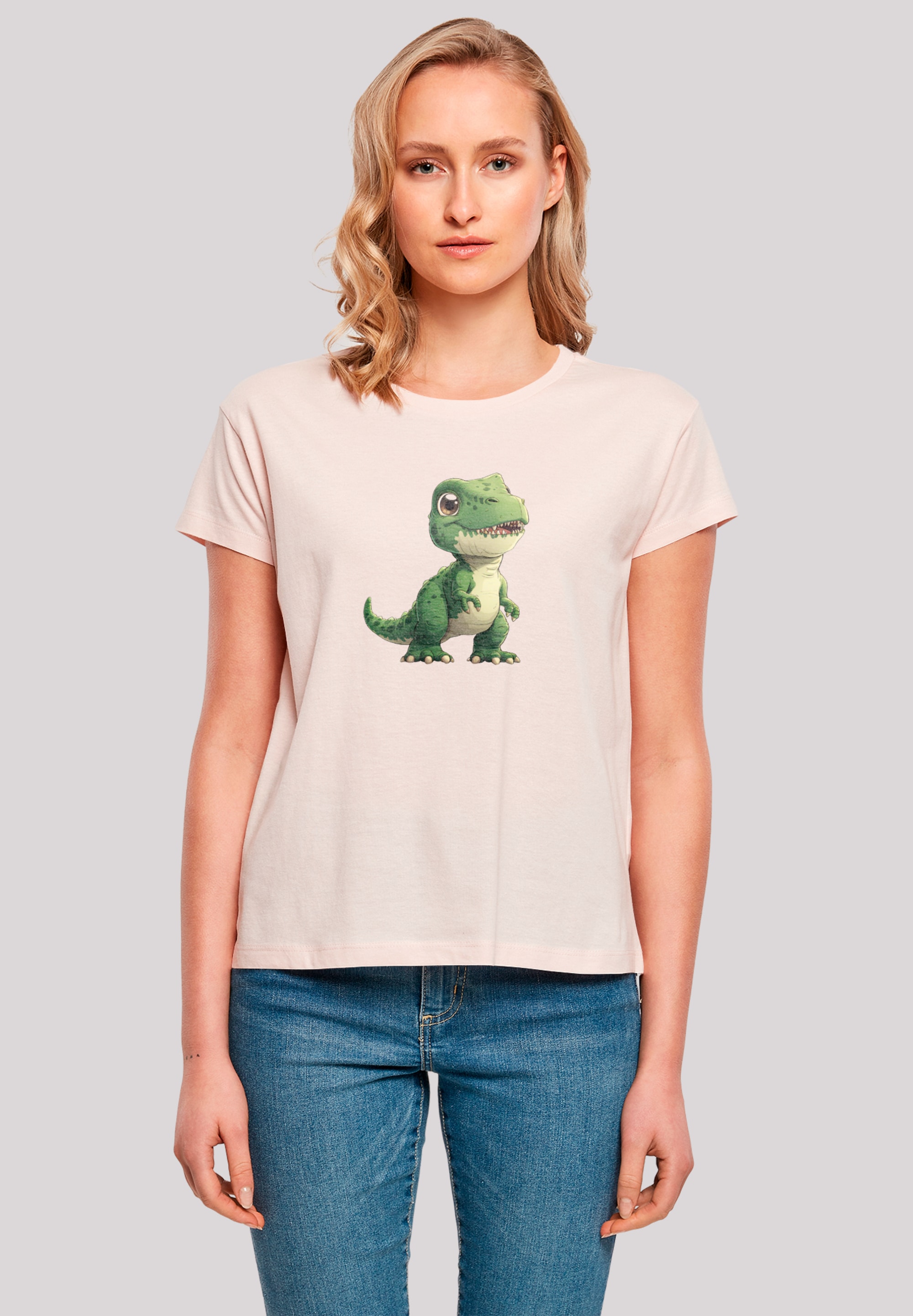 F4NT4STIC T-Shirt "Süßer grüner Dino" Premium Qualität günstig online kaufen