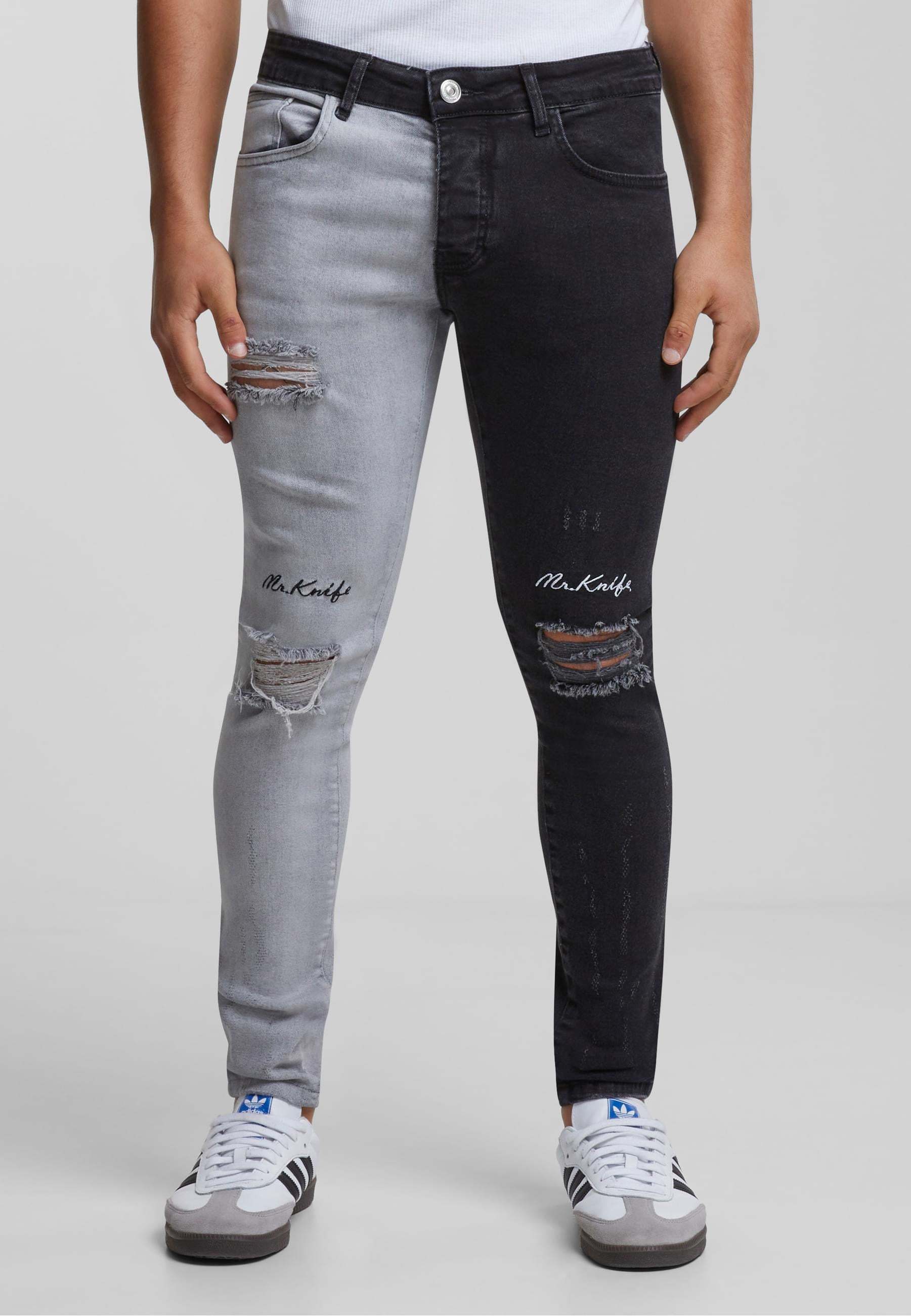 2Y Studios Bequeme Jeans »2Y Studios Herren 2Y Skinny Fit Destroyed Jeans«