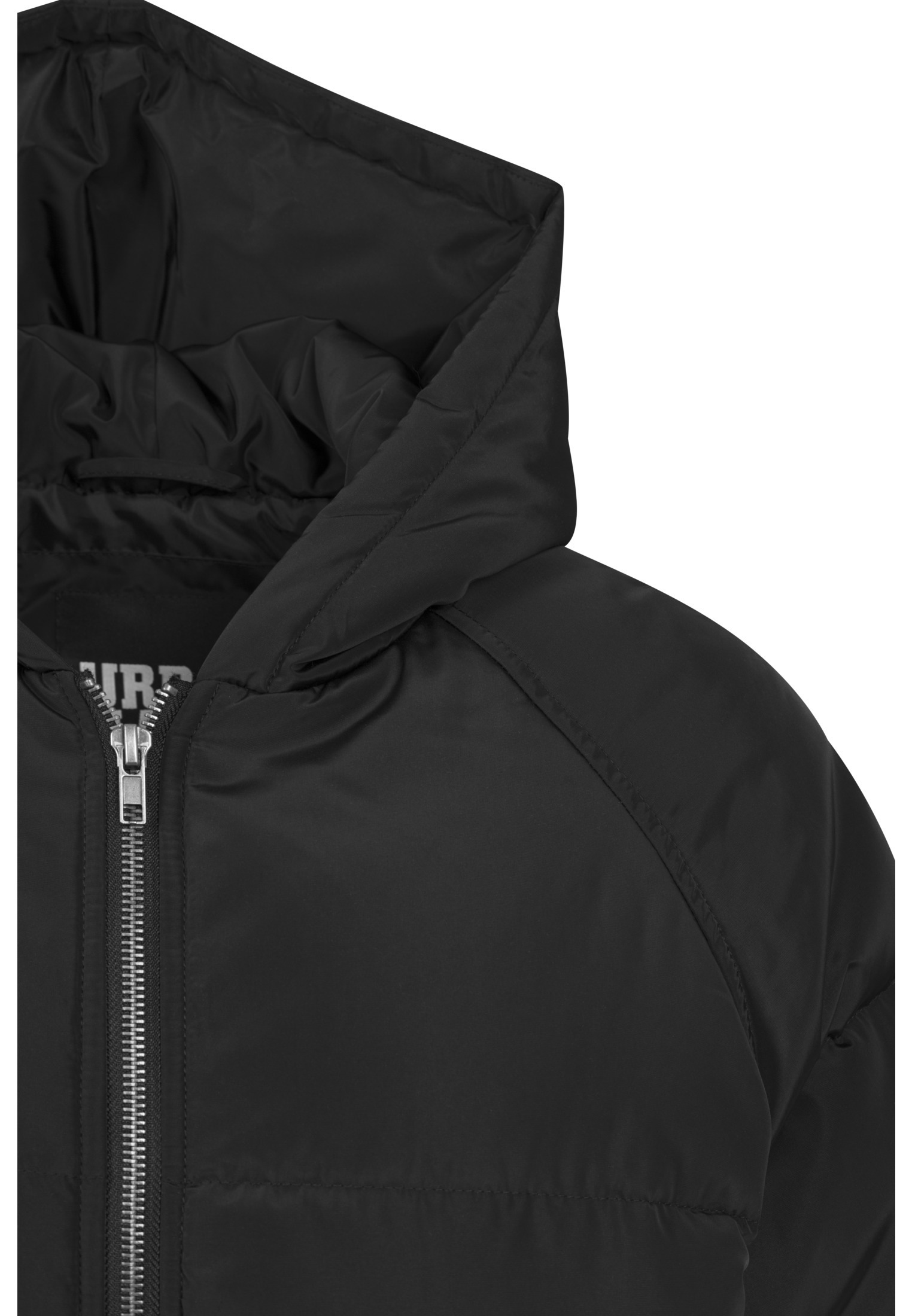 bestellen Ladies Oversized (1 Hooded »Damen | Outdoorjacke Kapuze BAUR mit Puffer St.), URBAN Jacket«, online CLASSICS