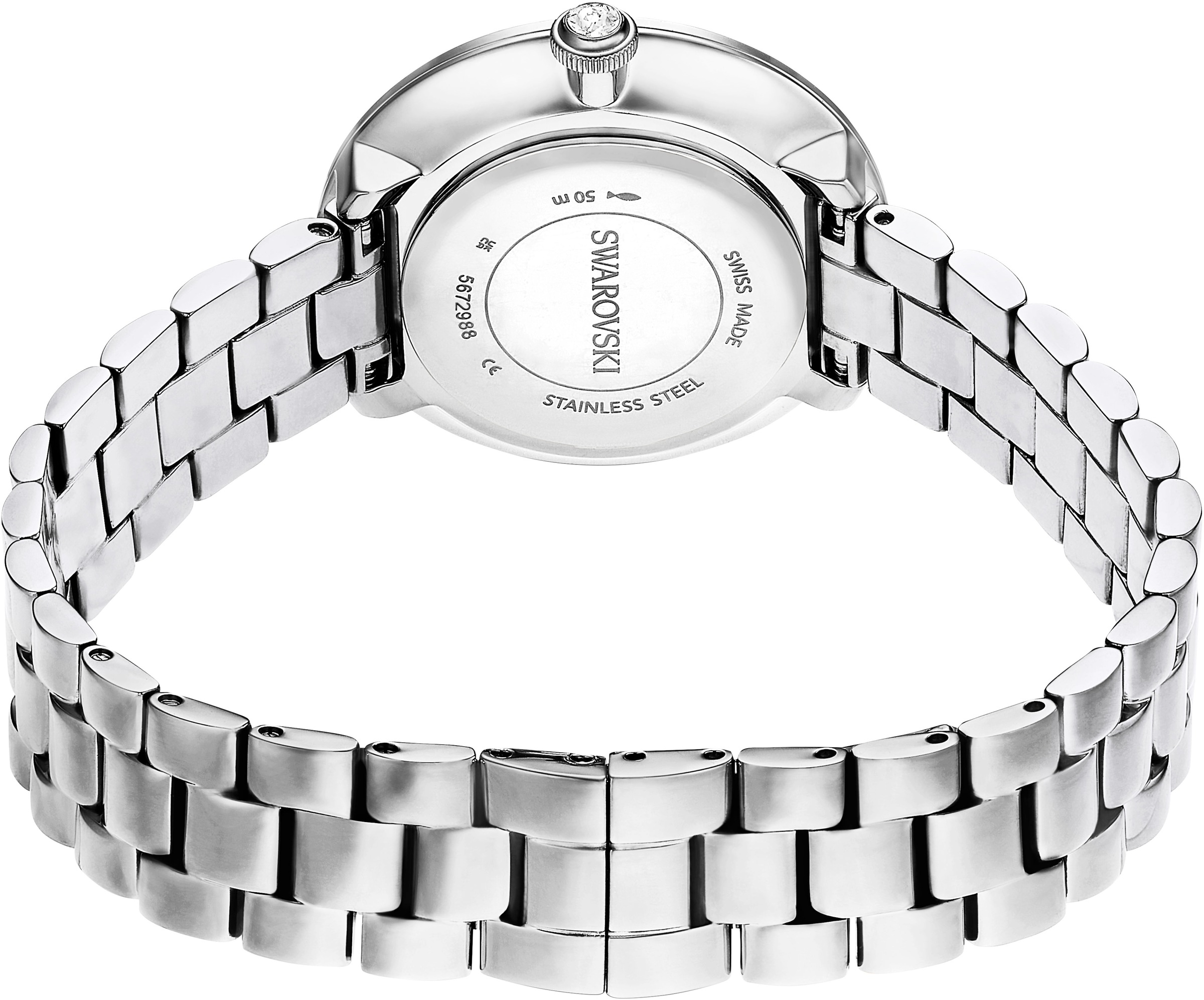 Swarovski Quarzuhr »CERTA«, Armbanduhr, Damenuhr, analog, Swarovski®-Kristalle
