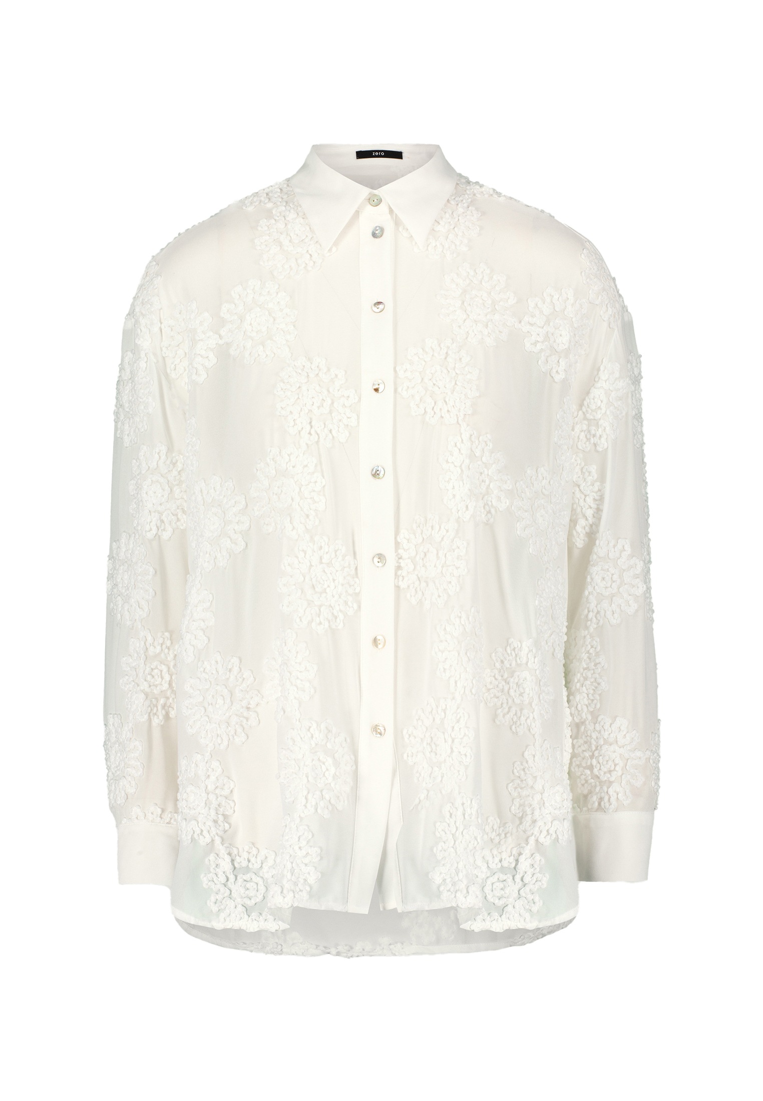Zero Hemdbluse "Damen mit Stickerei" günstig online kaufen