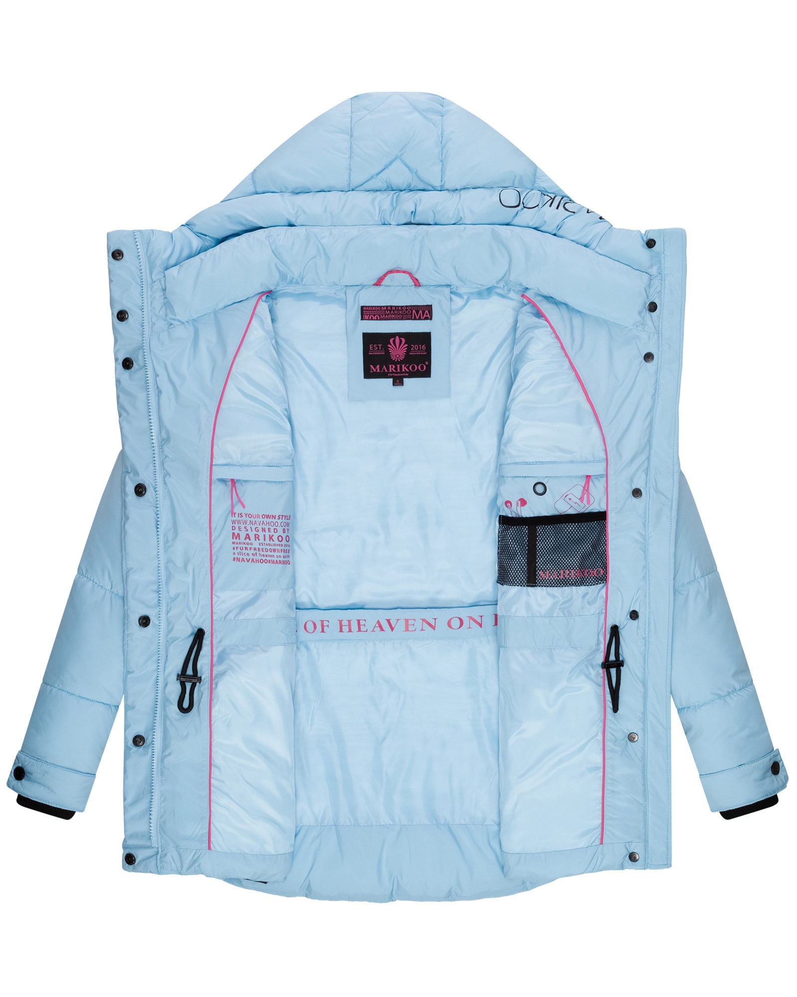 Marikoo Winterjacke »Akumaa«, mit tailliertem Schnitt