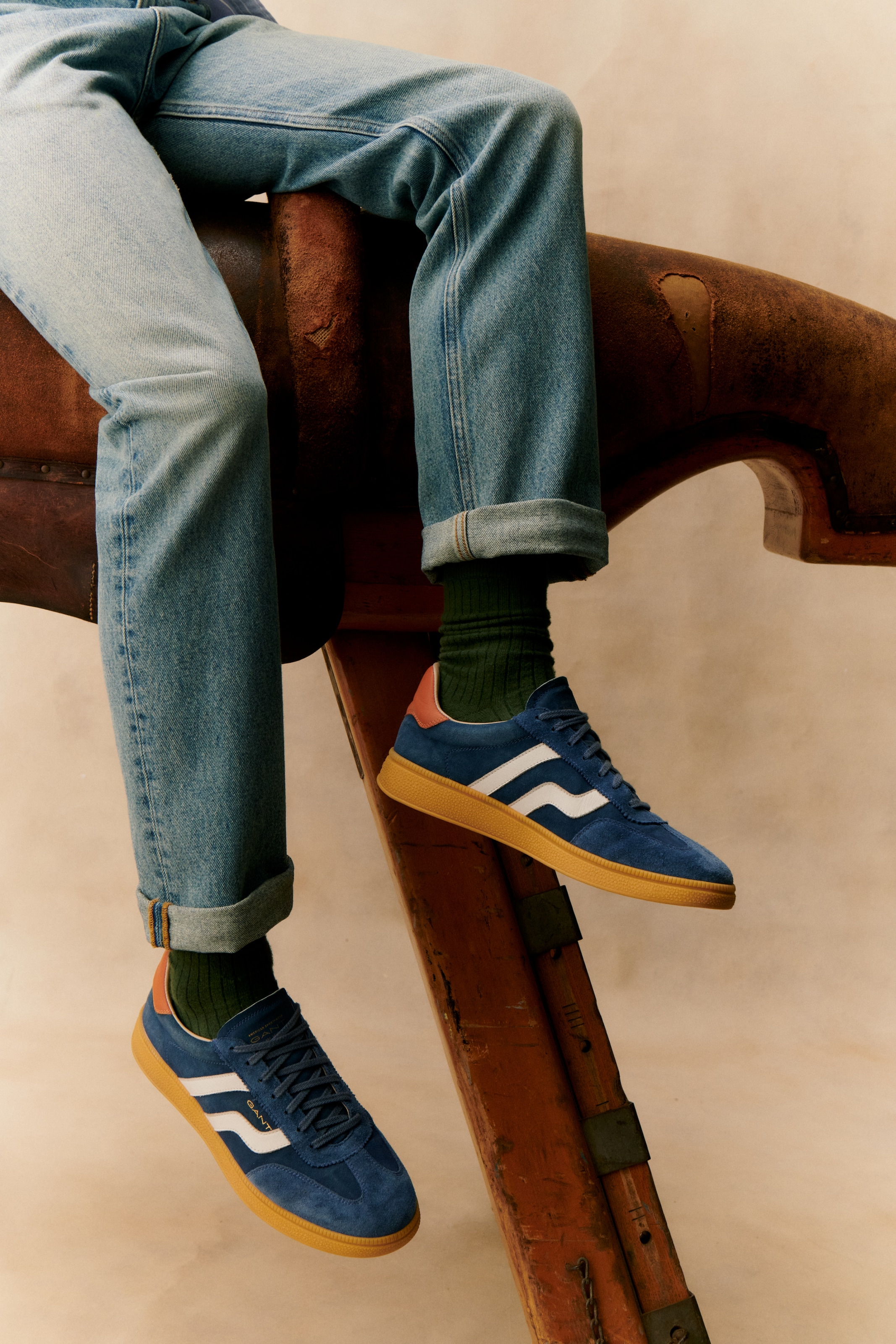 Gant Sneaker »Cuzmo«, mit Lederinnensohle, Freizeitschuh, Halbschuh, Schnürschuh
