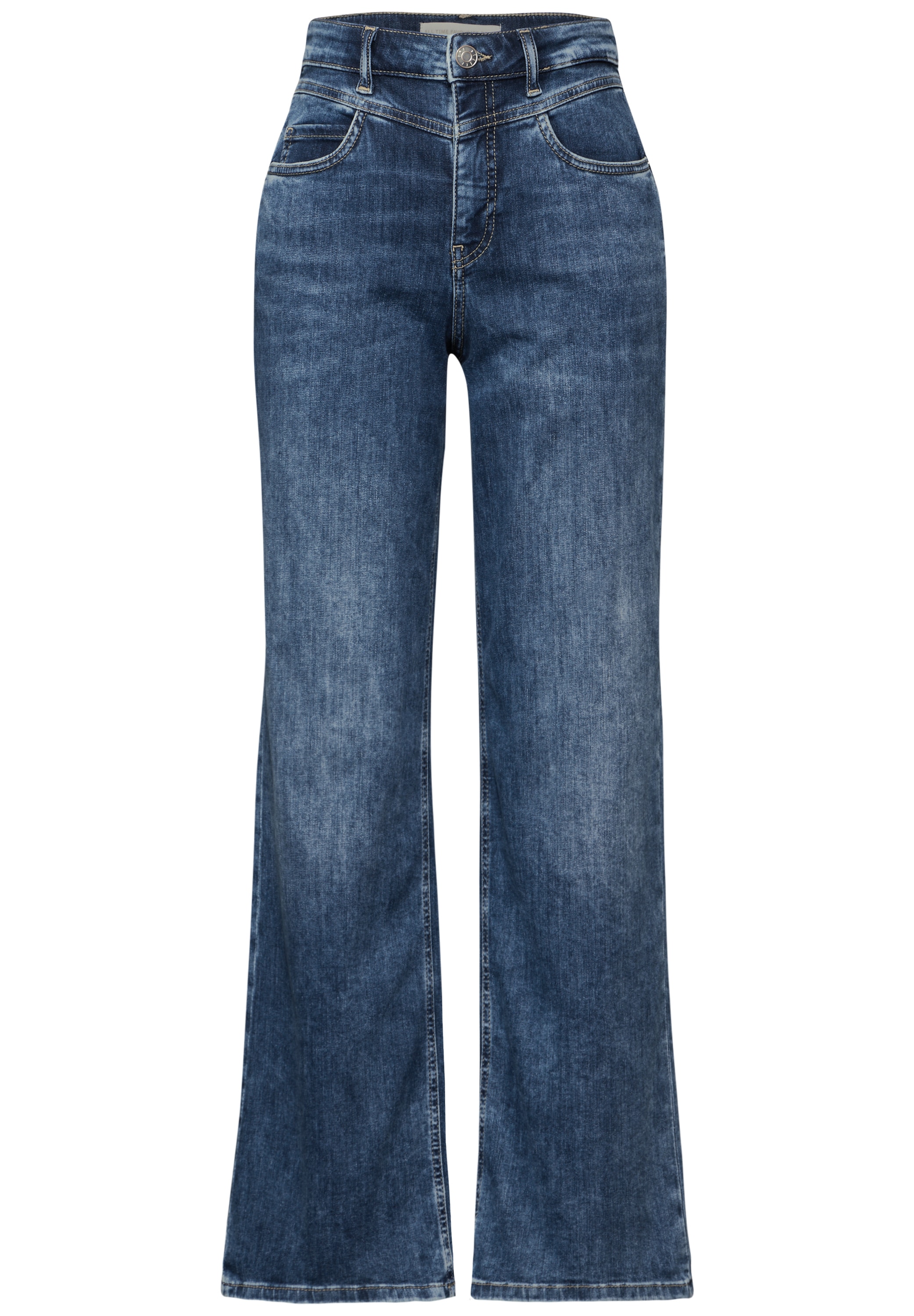 STREET ONE Loose-fit-Jeans, aus Baumwolle mit Stretchanteil