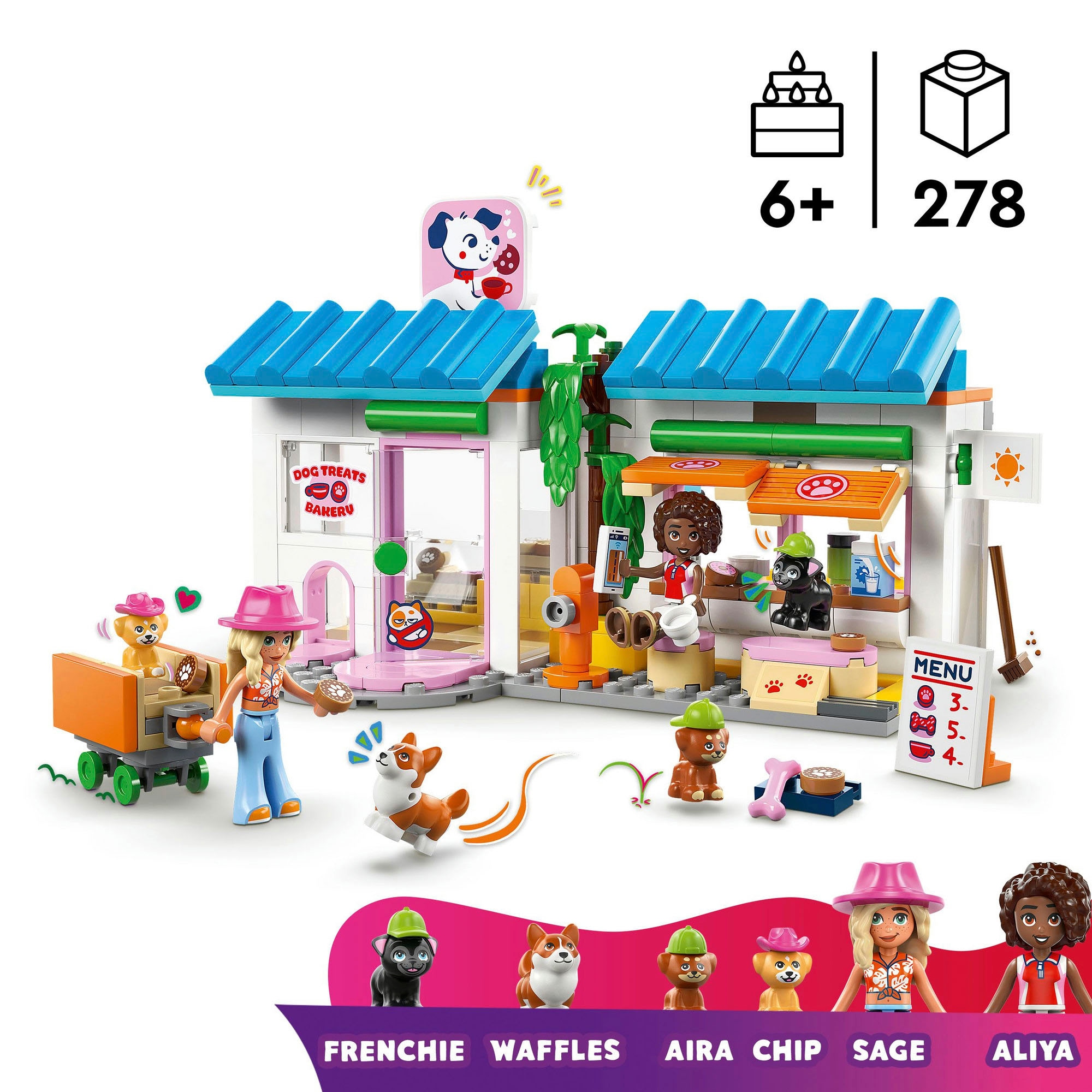 LEGO® Konstruktionsspielsteine »Hundekuchenbäckerei (42677), LEGO Friends« Made in Europe