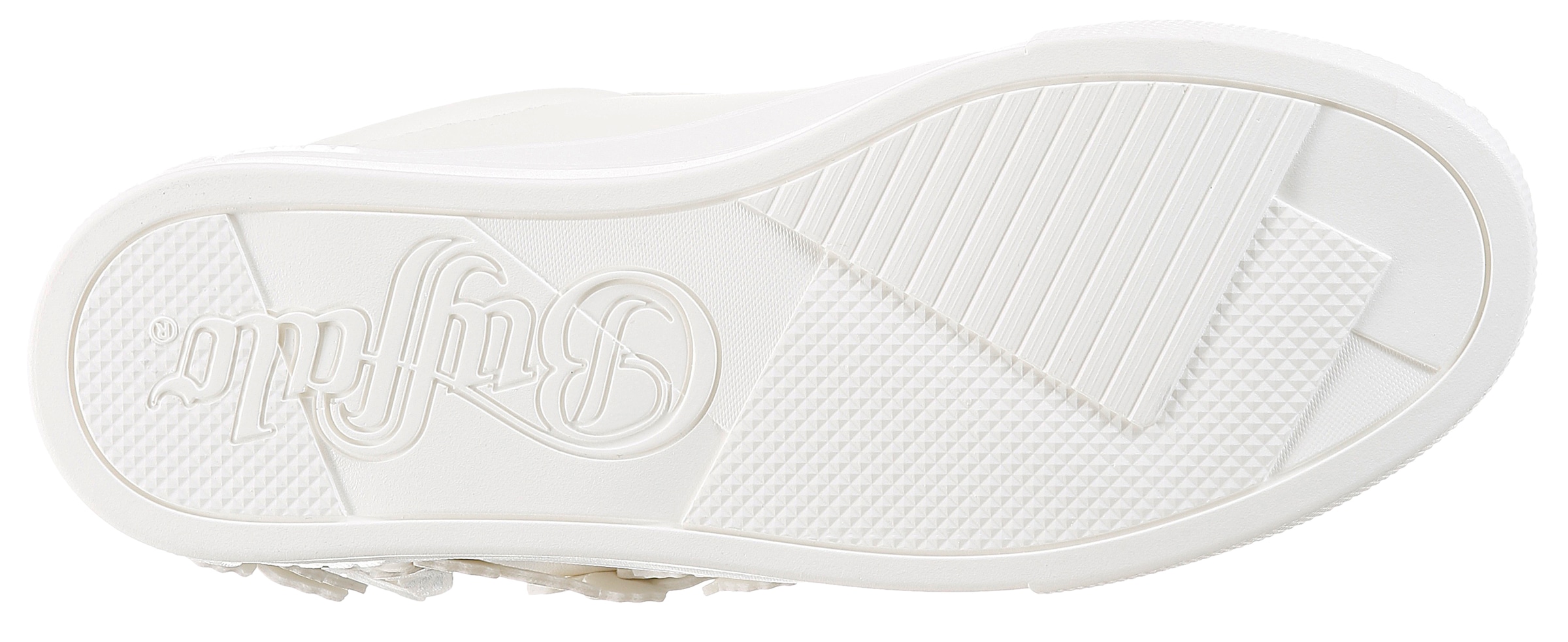 Buffalo Plateausneaker  Freizeitschuh, Halbschuh, Schnürschuh mit Schmetterlings-Verzierung