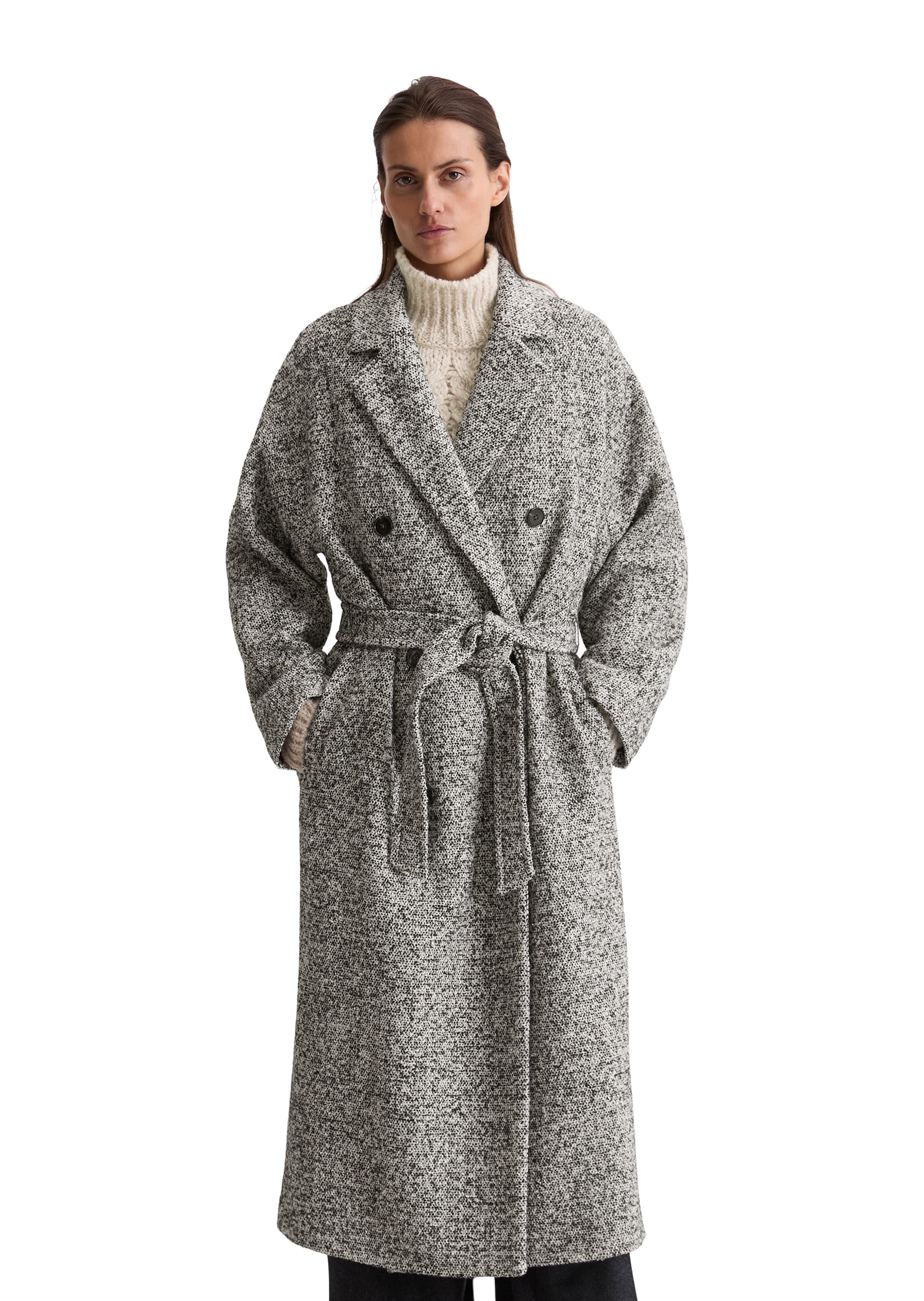 Marc OPolo Wollmantel, Bouclé -Qualität, Relaxed Fit günstig online kaufen