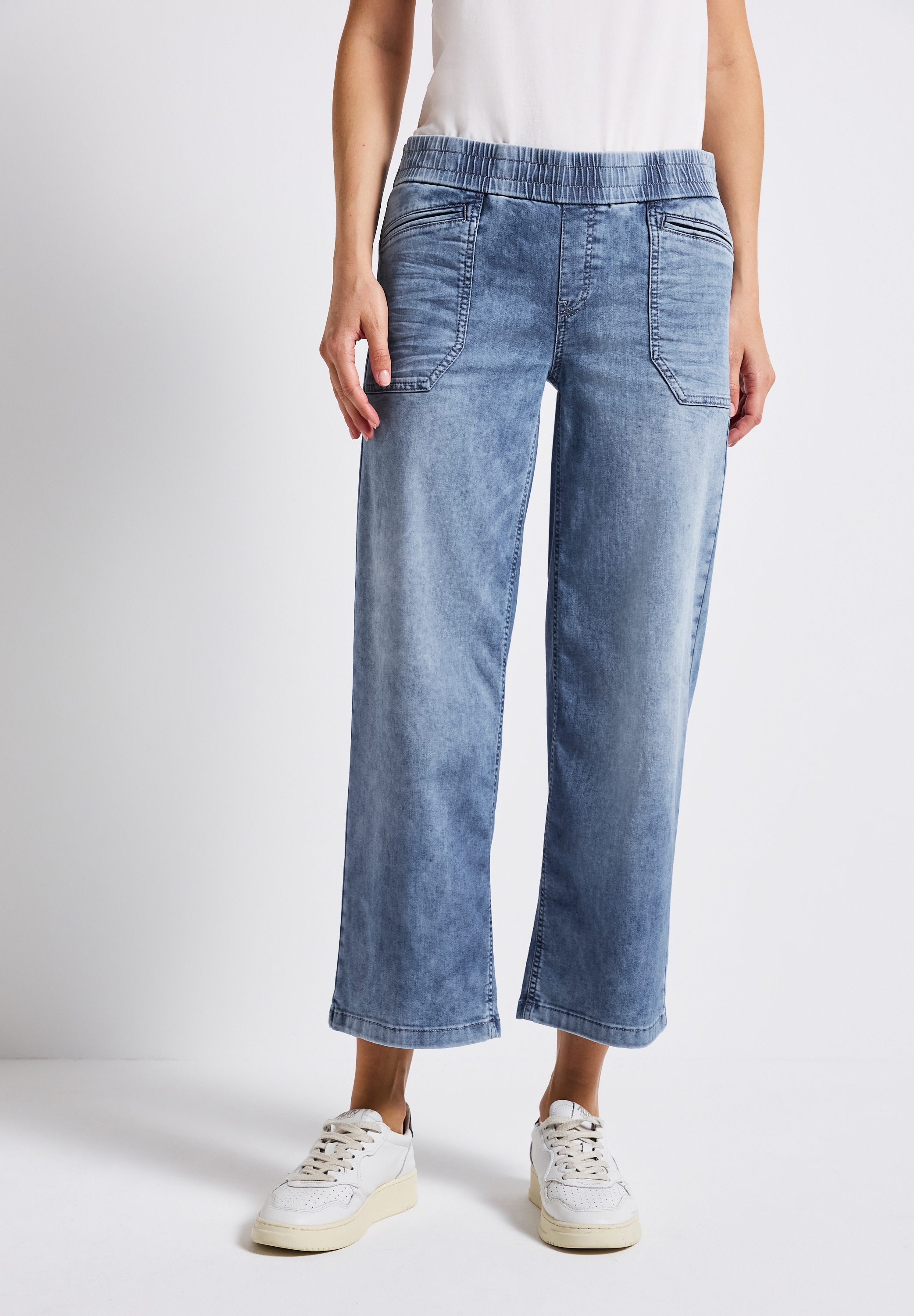 STREET ONE Loose-fit-Jeans, Middle Waist