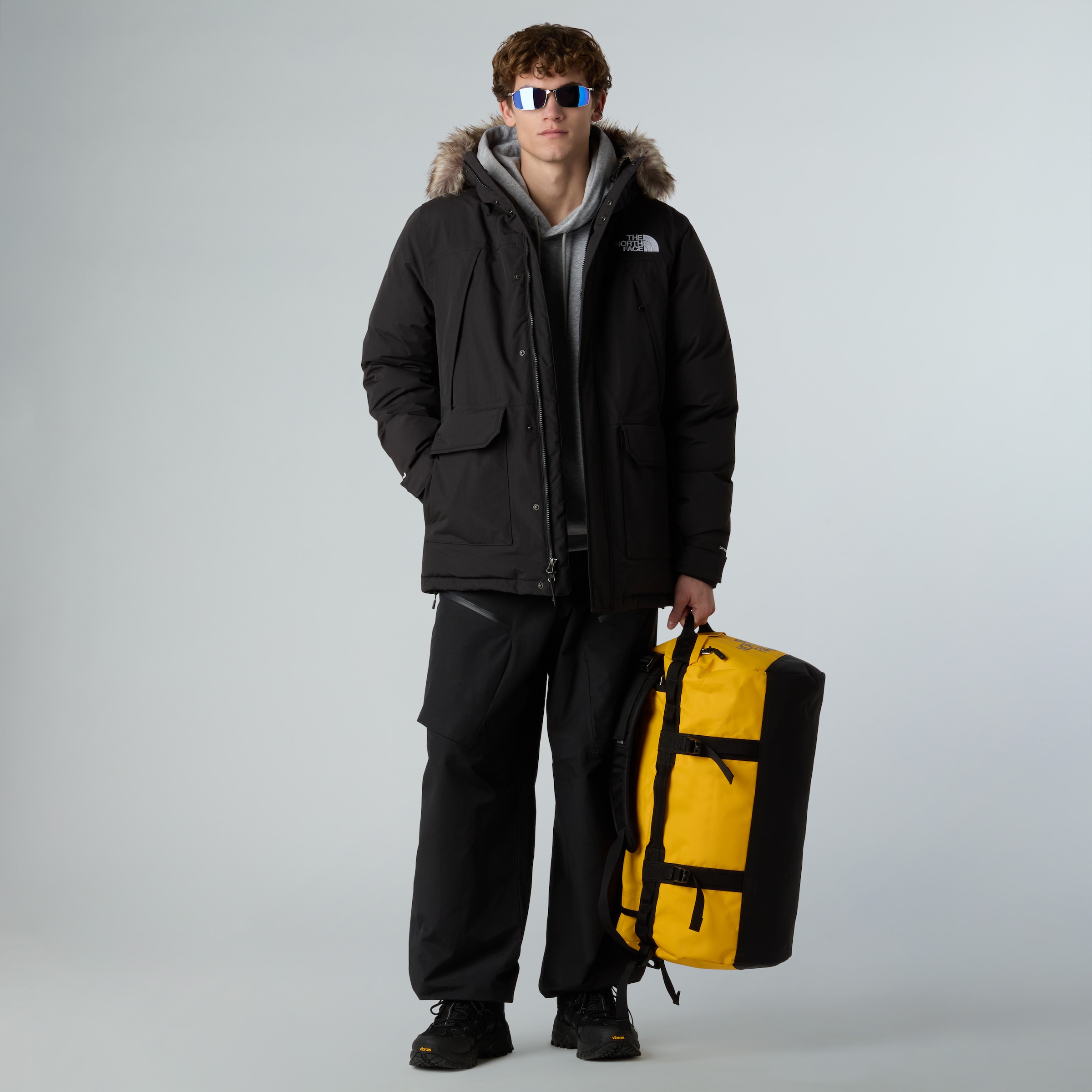 The North Face Funktionsparka »M MCMURDO PARKA« 1 Stk. tlg. mit Kapuze für kaltes Wetter, wasser- und winddicht, mit Daunenwattierung