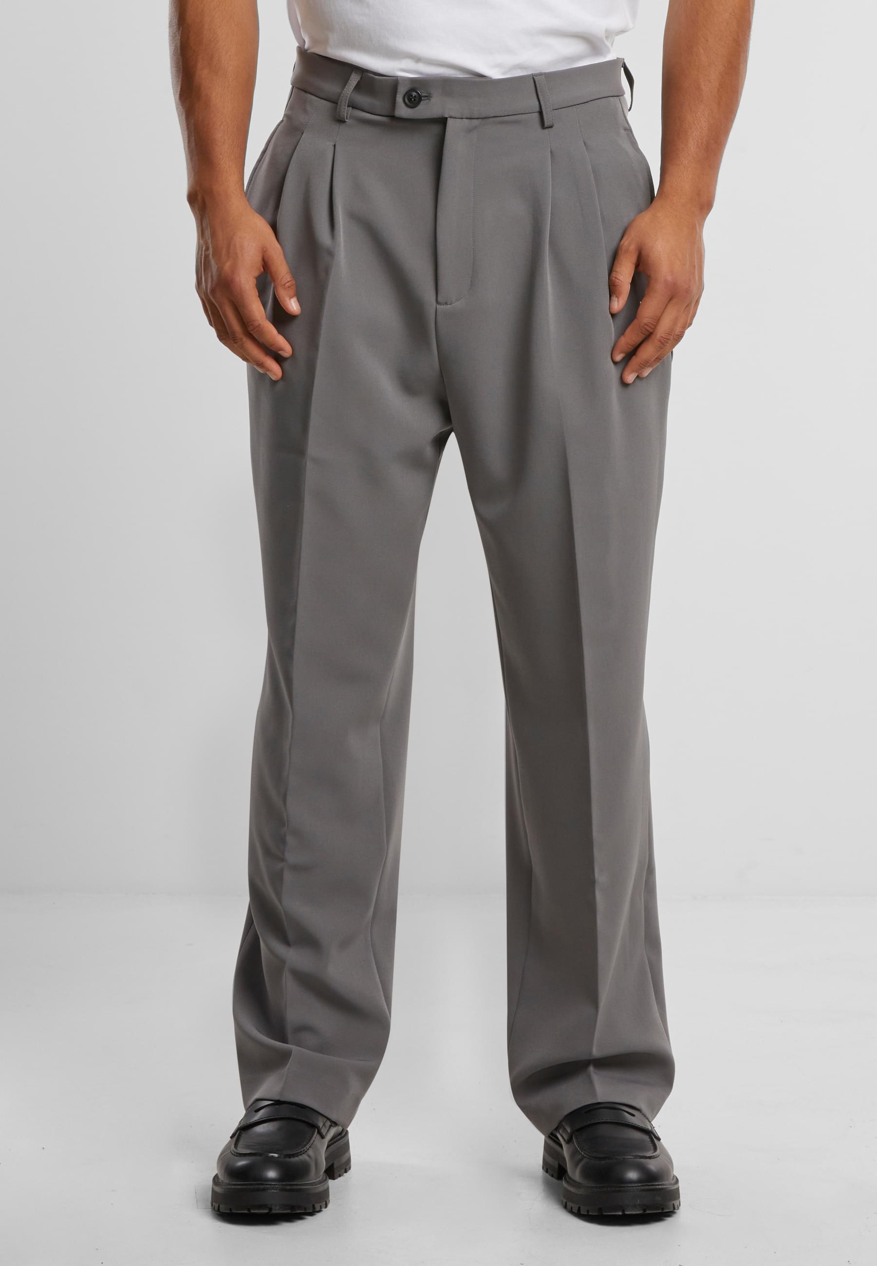 URBAN CLASSICS Stoffhose »Urban Classics Double Pleated Dressed Pants«, (1 tlg.)
