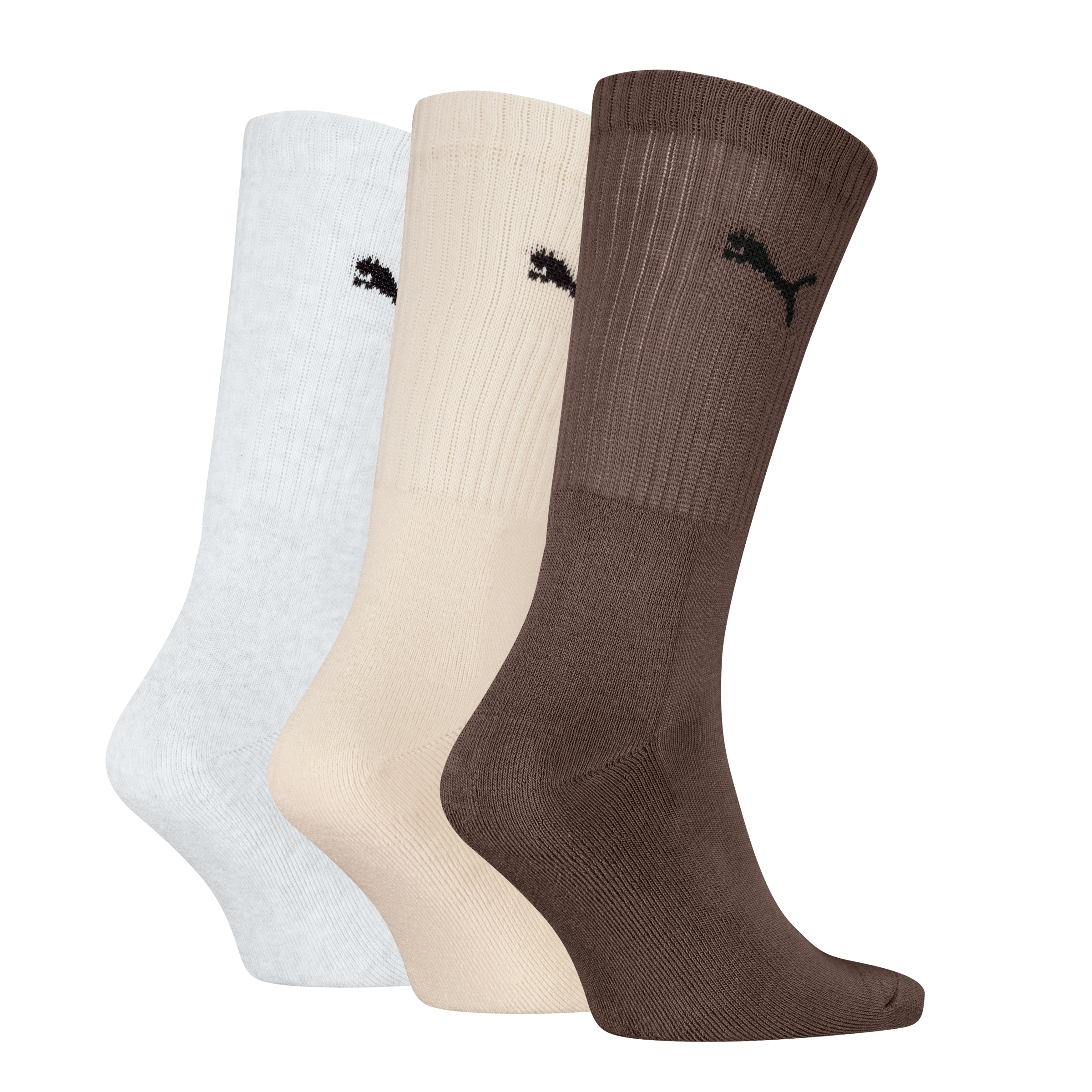 PUMA Socken »PUMA UNISEX CREW SOCK 3P«, (3 Paar), mit farblichem Logo