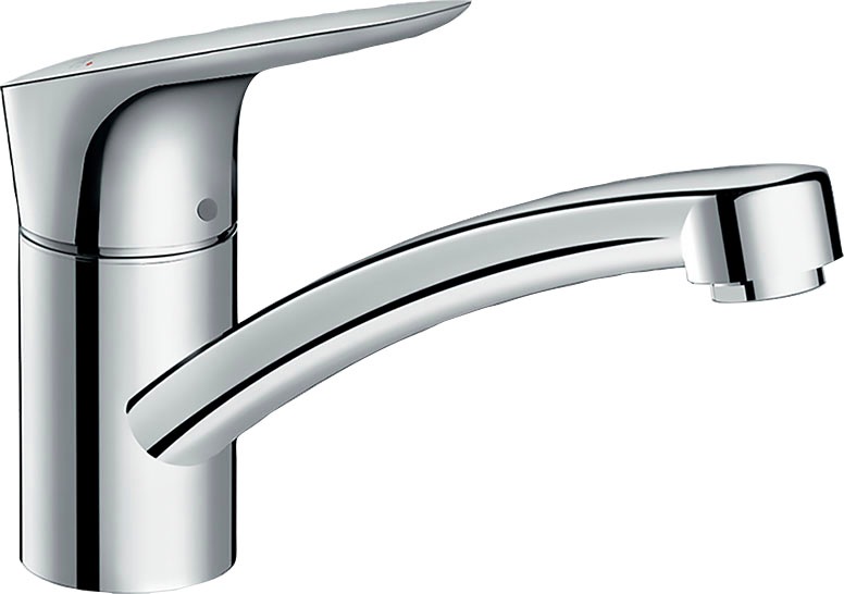 hansgrohe Küchenarmatur "Logis M31", 120 Niederdruck/offene Warmwasserbereiter 1 Strahlart, chrom