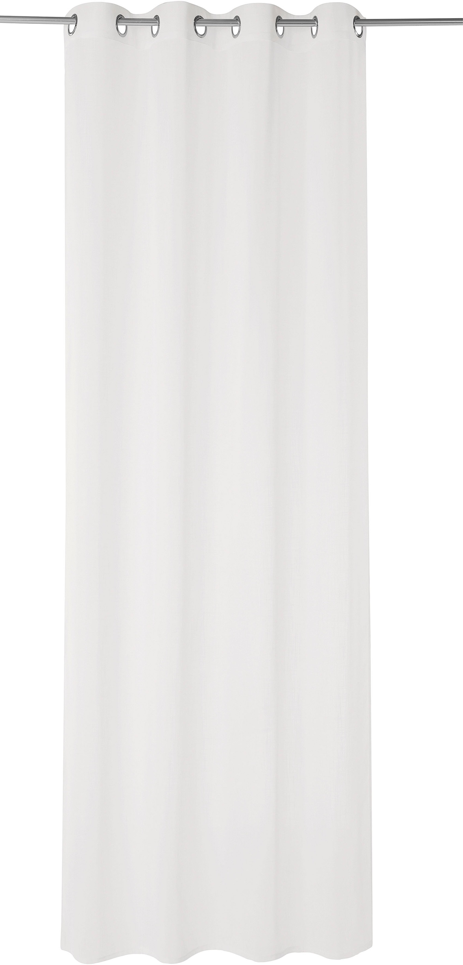 Home affaire Vorhang "Linsdorf" Ösen 1 Stk. tlg. Leinenstruktur günstig online kaufen