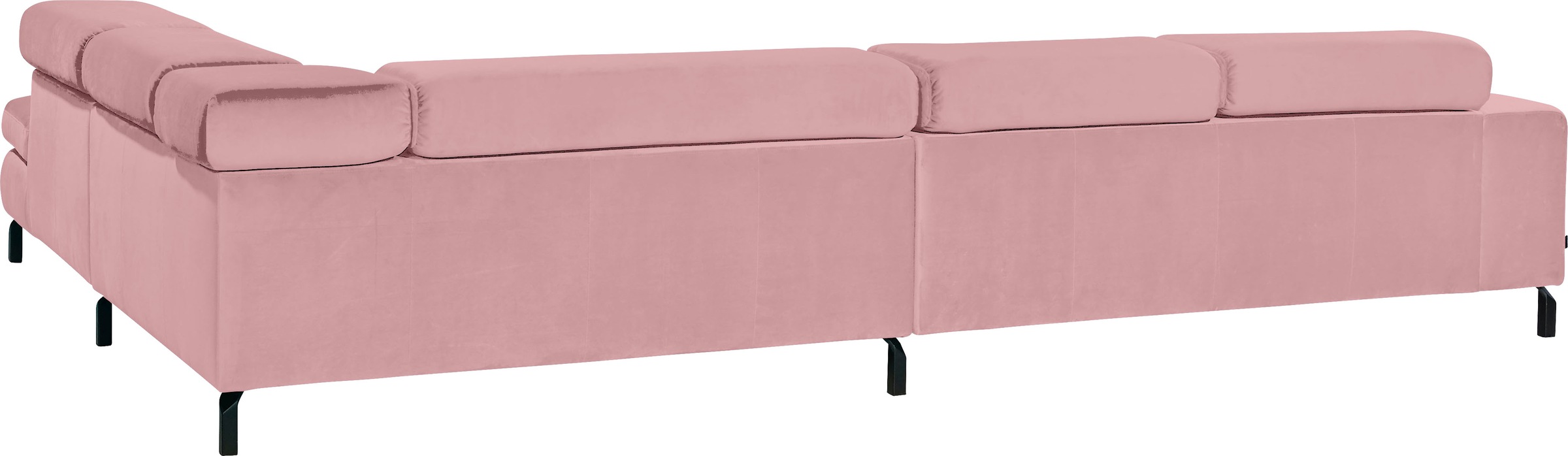 GALLERY M branded by Musterring Ecksofa »Felicia Due L-Form«, Wahlweise mit Sitzvorzug, inkl. Kopfteilverstellung, Sitzhöhe 40 cm