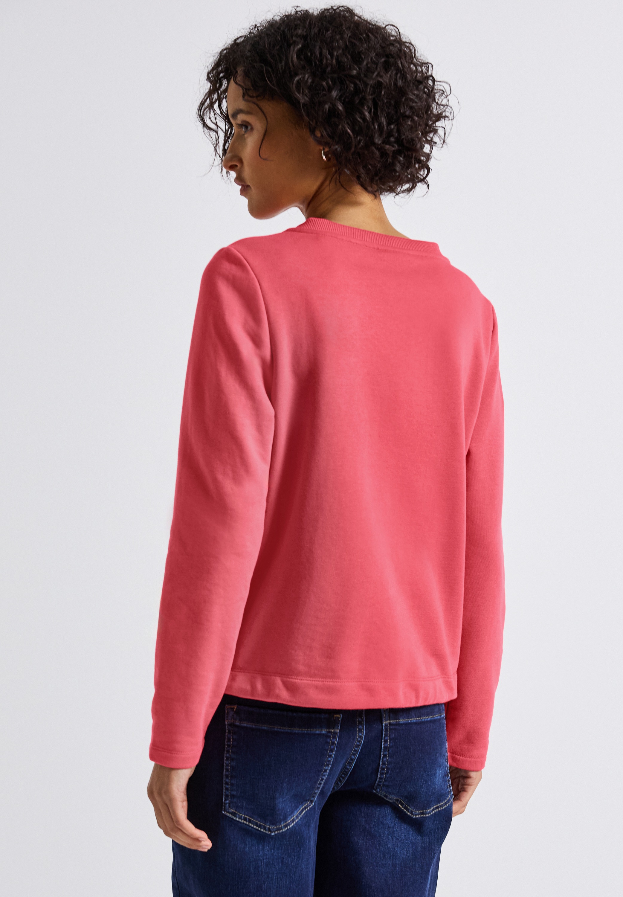 STREET ONE Sweatshirt, mit Tunnelzug am Saum