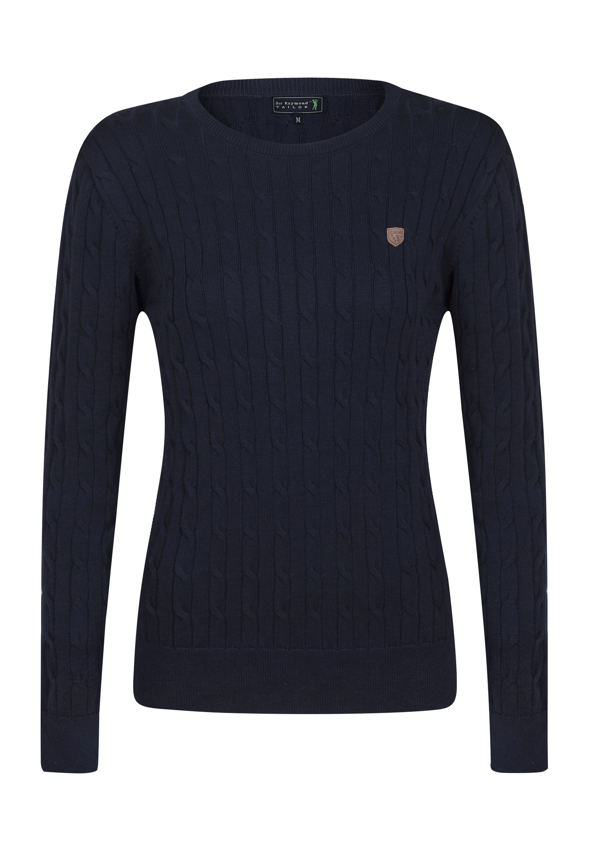 SIR RAYMOND TAILOR Strickpullover »Authen«, (1 tlg.), mit klassischem Rundhalsausschnitt