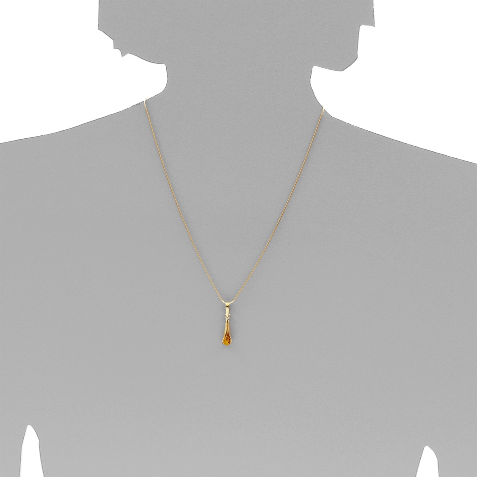 OSTSEE-SCHMUCK Kettenanhänger »Ostsee-Schmuck Anhänger Blütenkelch Anhänger Blütenkelch«, (1 tlg.)