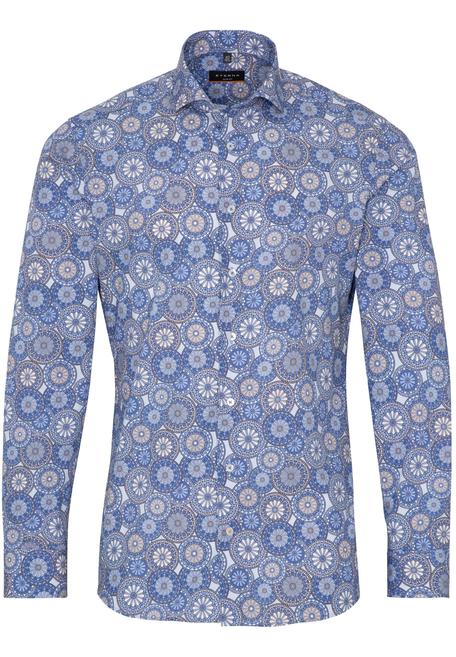 Eterna Langarmhemd »SLIM FIT«, EASY IRON (bügelleicht)