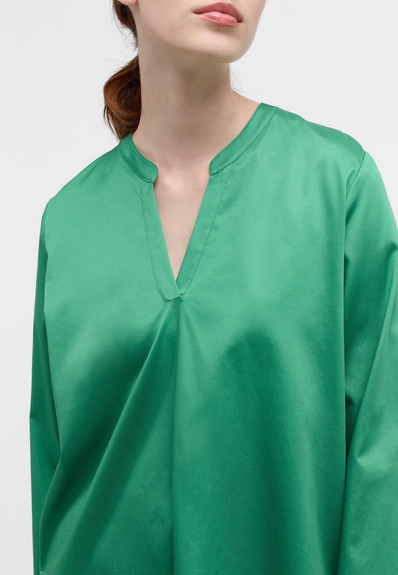 Eterna Longbluse »LOOSE FIT«, EASY IRON (bügelleicht)