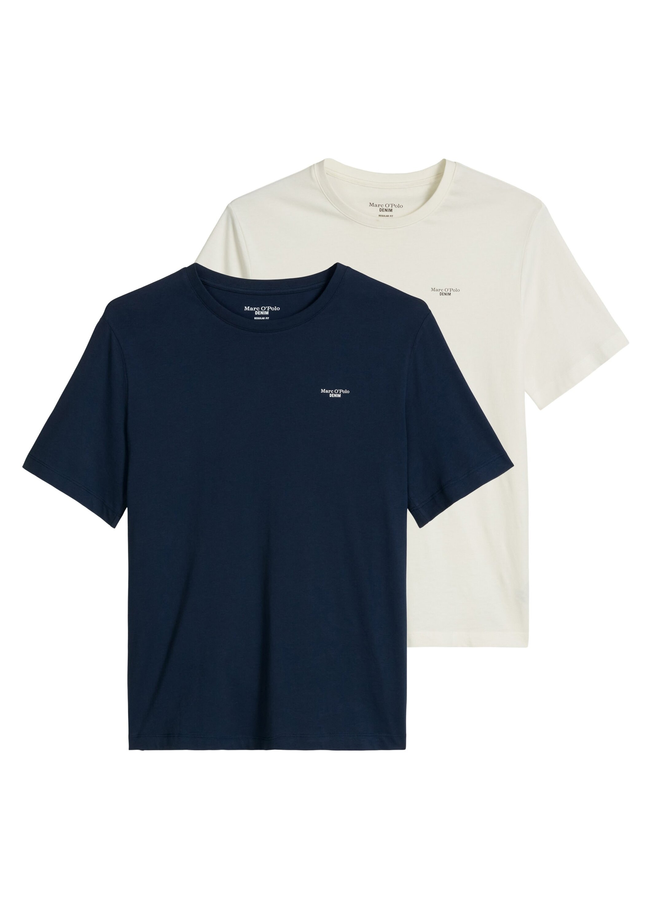 Marc OPolo DENIM T-Shirt "T-Shirt T-Shirt, SSL, Logo Print, Reg F 2er Pack" 2