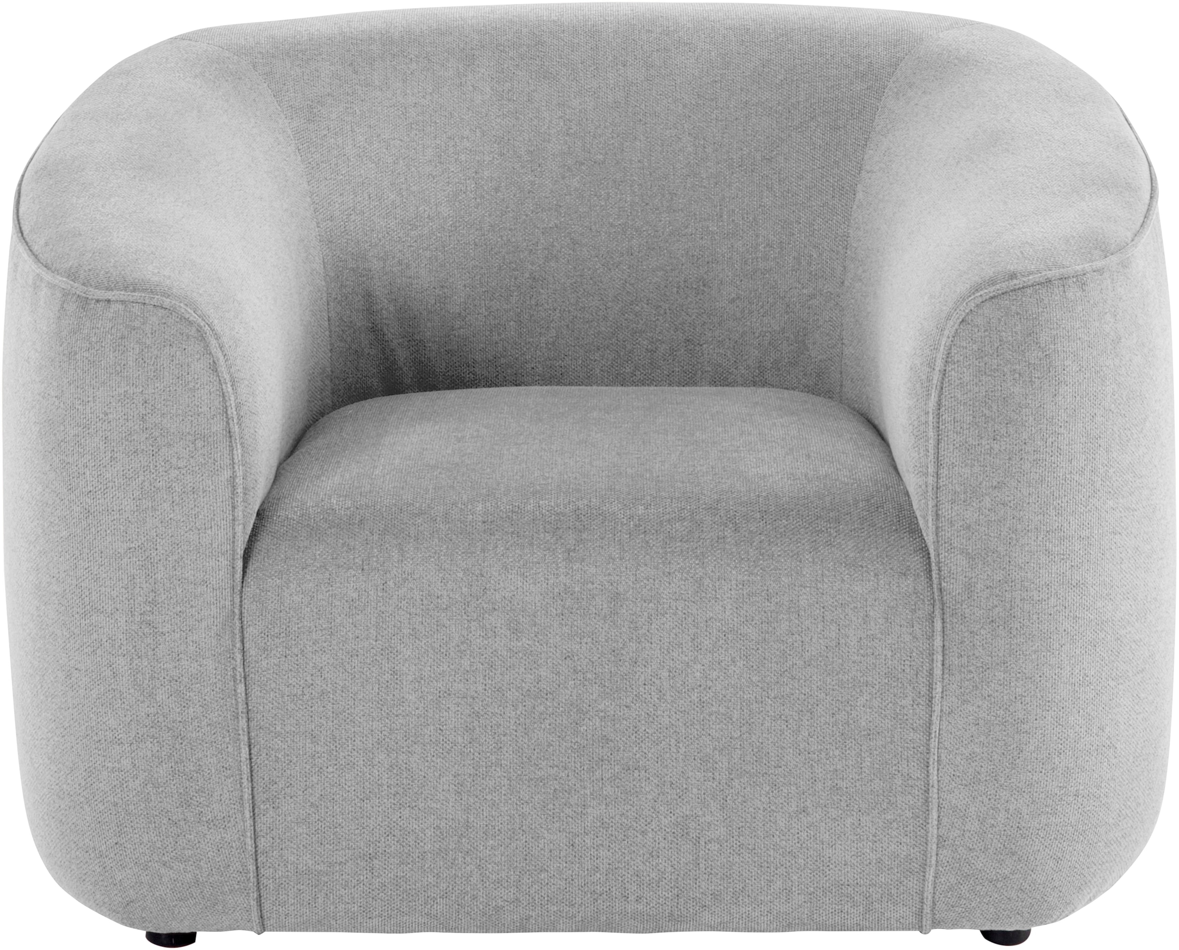 LeGer Home by Lena Gercke Sessel »LYZA Relaxsessel, Loungesessel, Maße B/T/H: 113/95/71 cm«, organische Form, mit Wellenunterfederung, gemütlich und modern