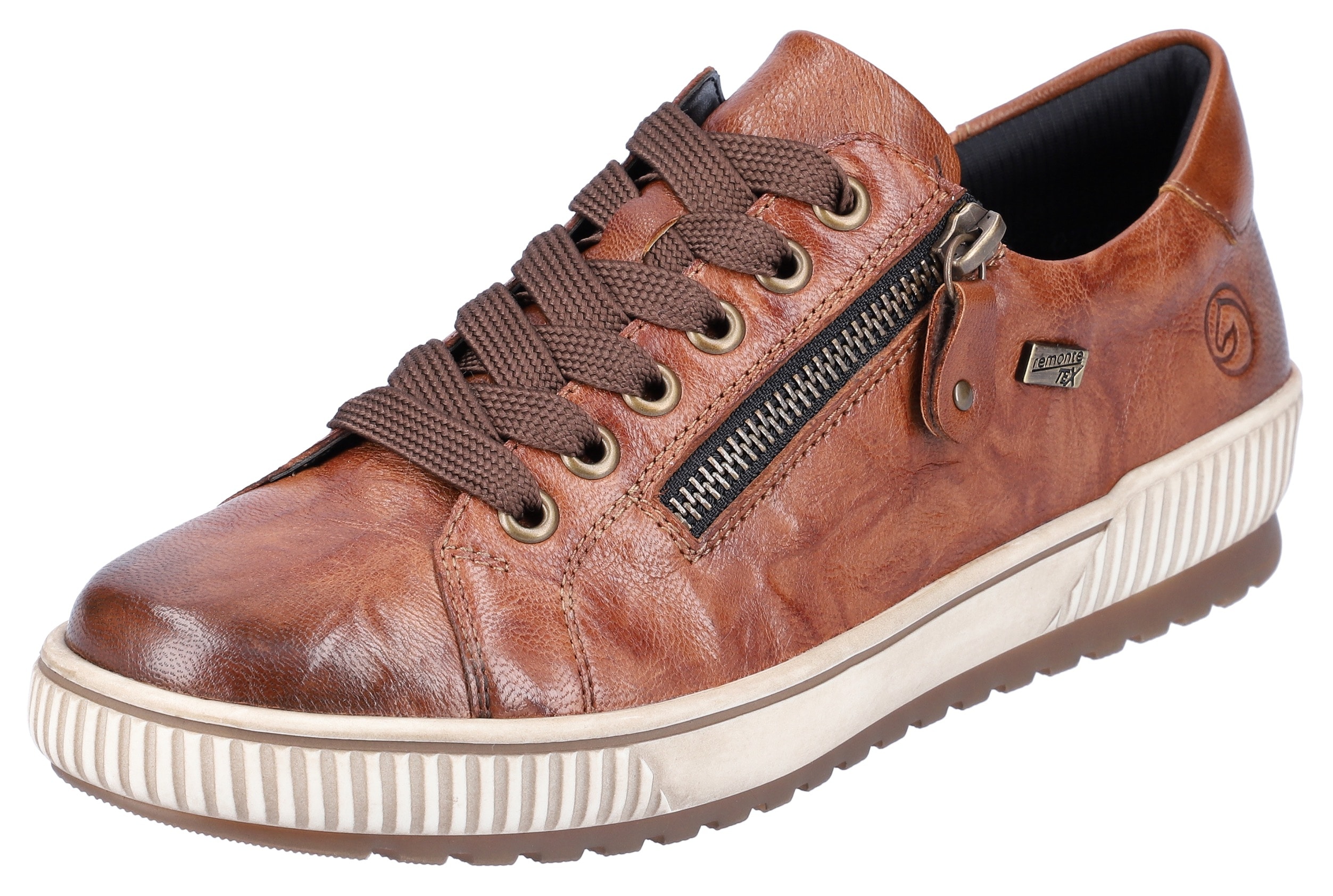 Remonte 1100000002199, Freizeitschuh, Halbschuh, Schnürschuh mit Außenreißverschluss