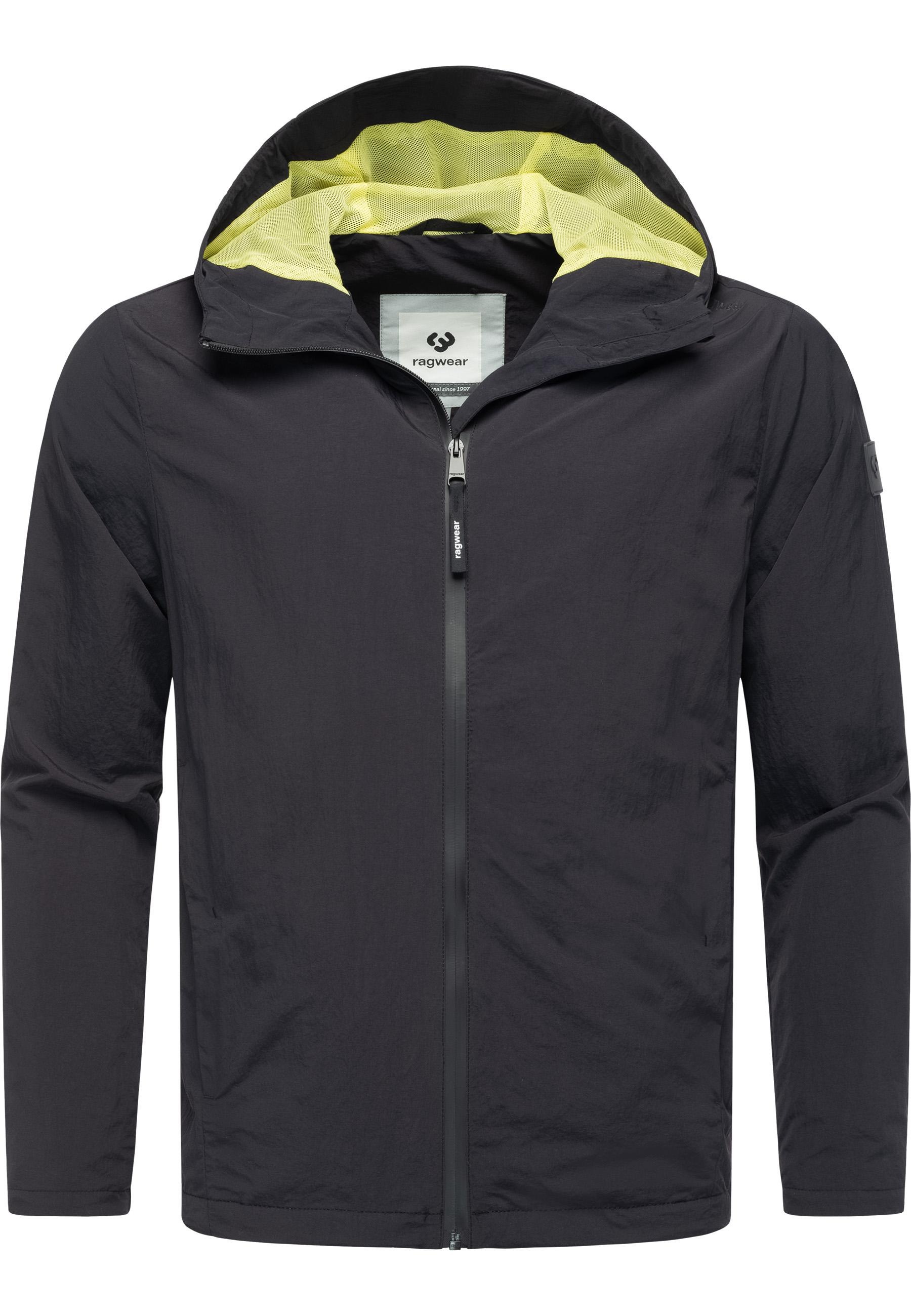 Ragwear Outdoorjacke »Lewie«, mit Kapuze, Übergangsjacke mit wasserdichtem Reißverschluss