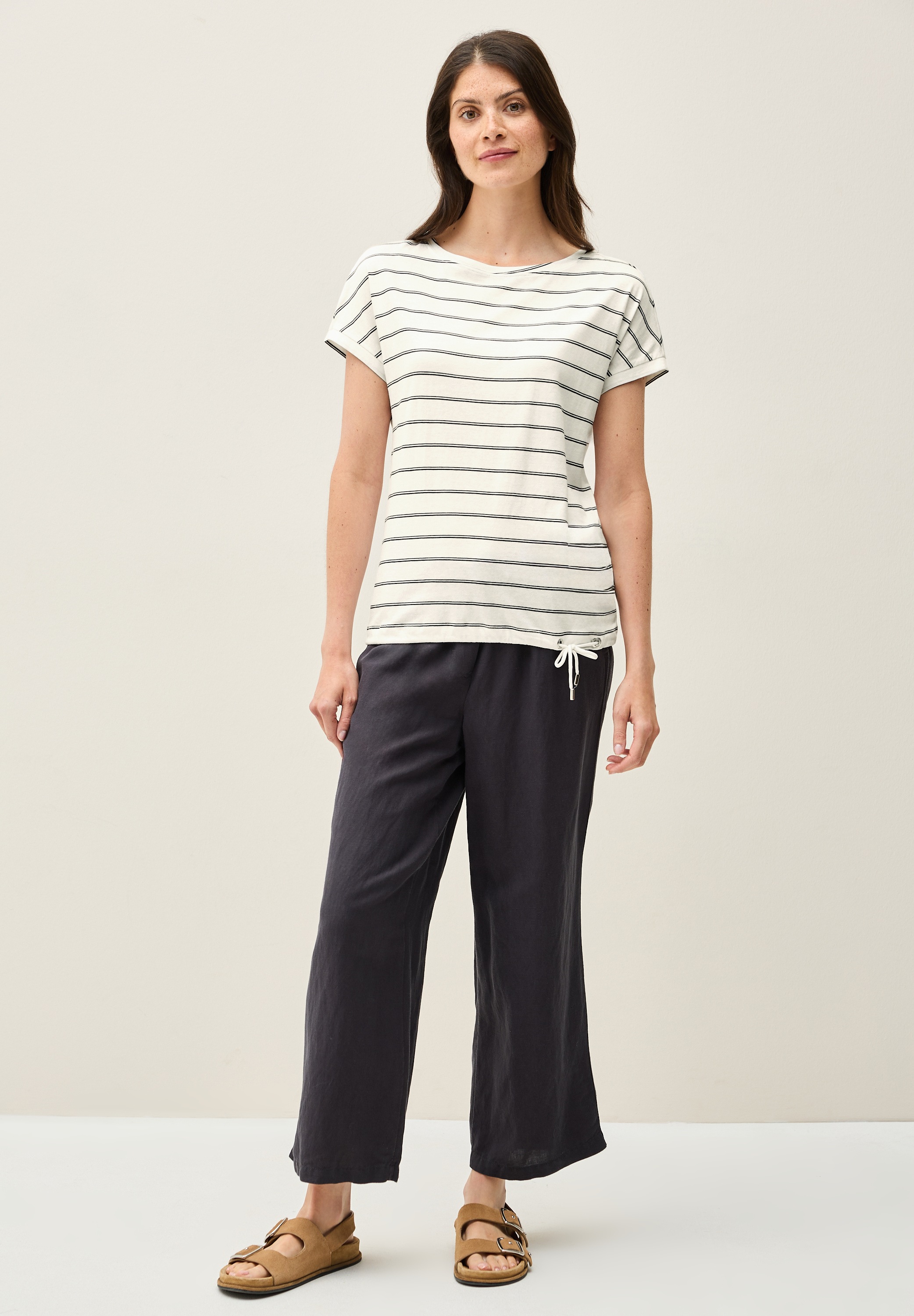 Thumbnail - Cecil T-Shirt, mit Tunnelzugsaum