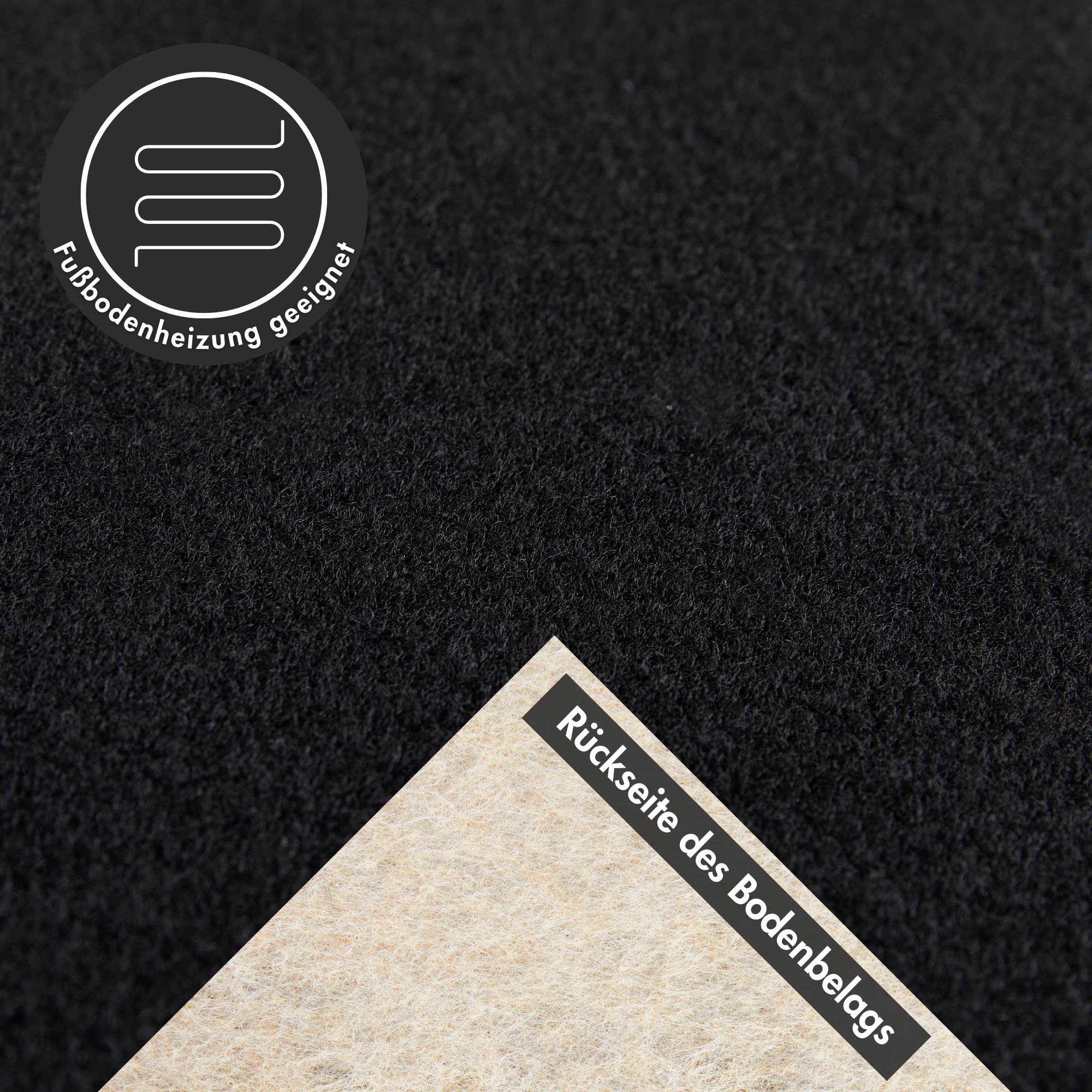 Andiamo Teppichboden »Sina, Velours, Made in Belgium«, rechteckig, 6 mm Höhe, Uni Farben, Breite 400 cm, strapazierfähig, pflegeleicht, Wohnzimmer