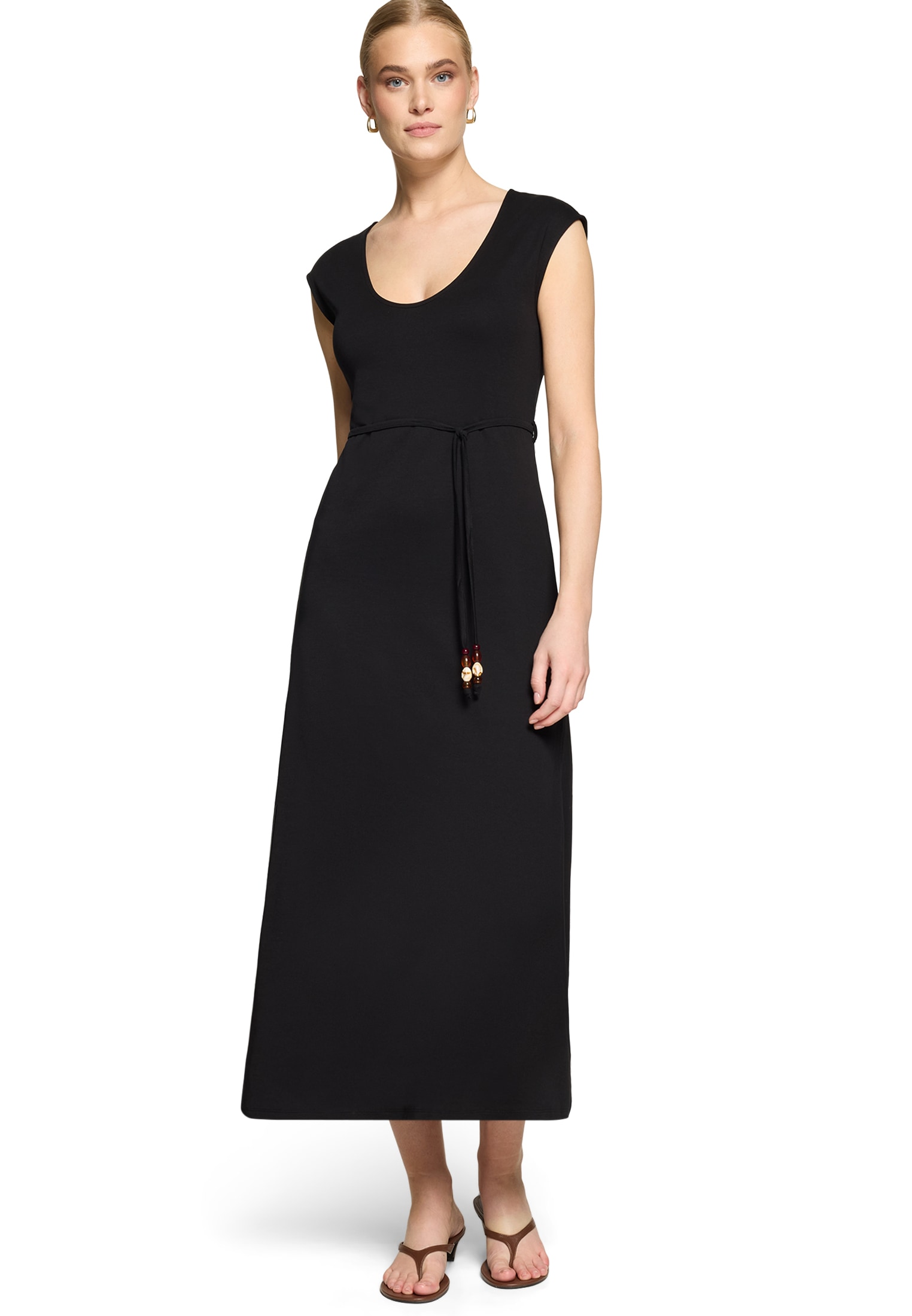 Zero Maxikleid »Damen mit Gürtel« Material
