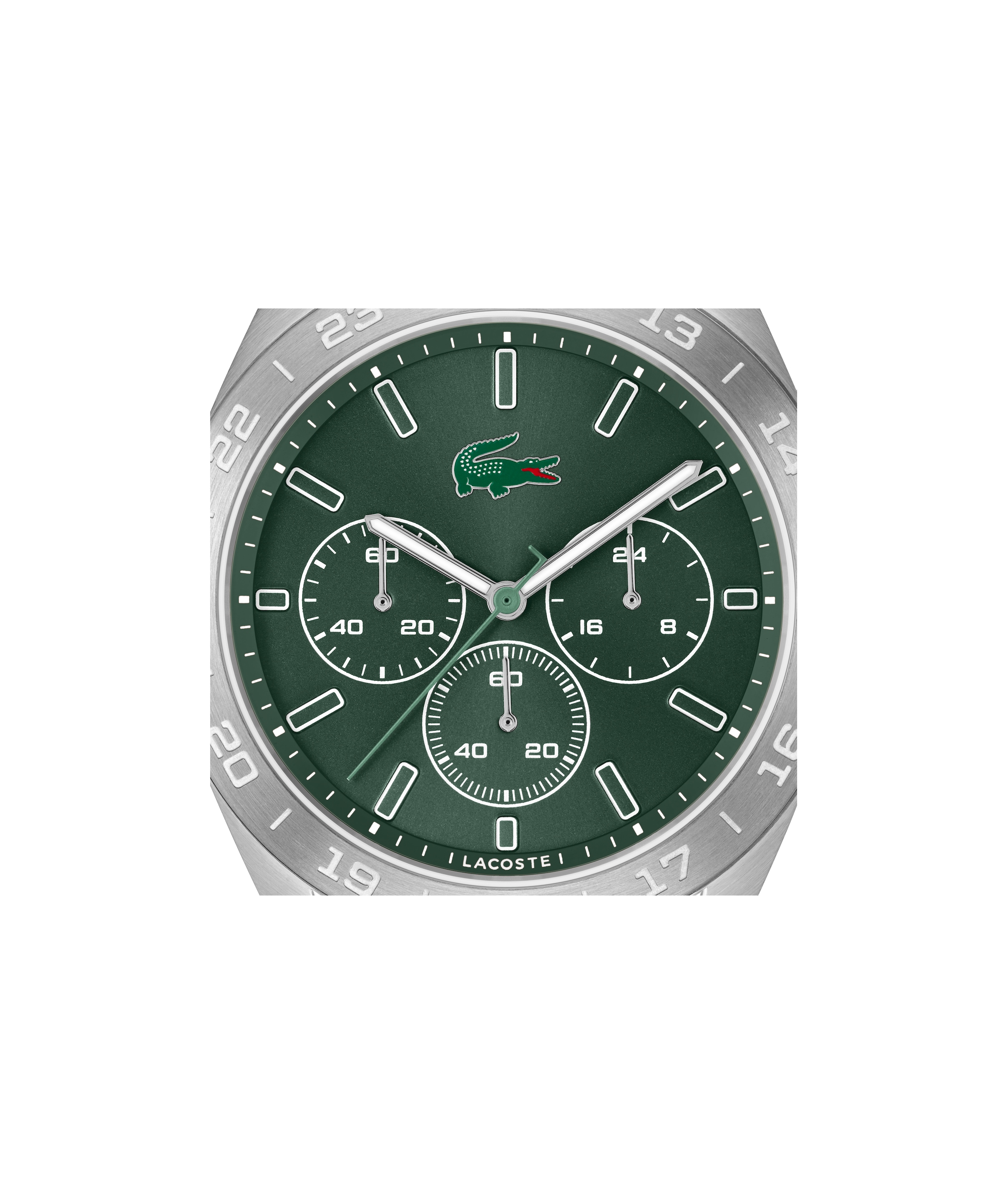 Lacoste Chronograph »BOSTON« Quarzuhr, Armbanduhr, Herrenuhr, Edelstahlarmband, analog