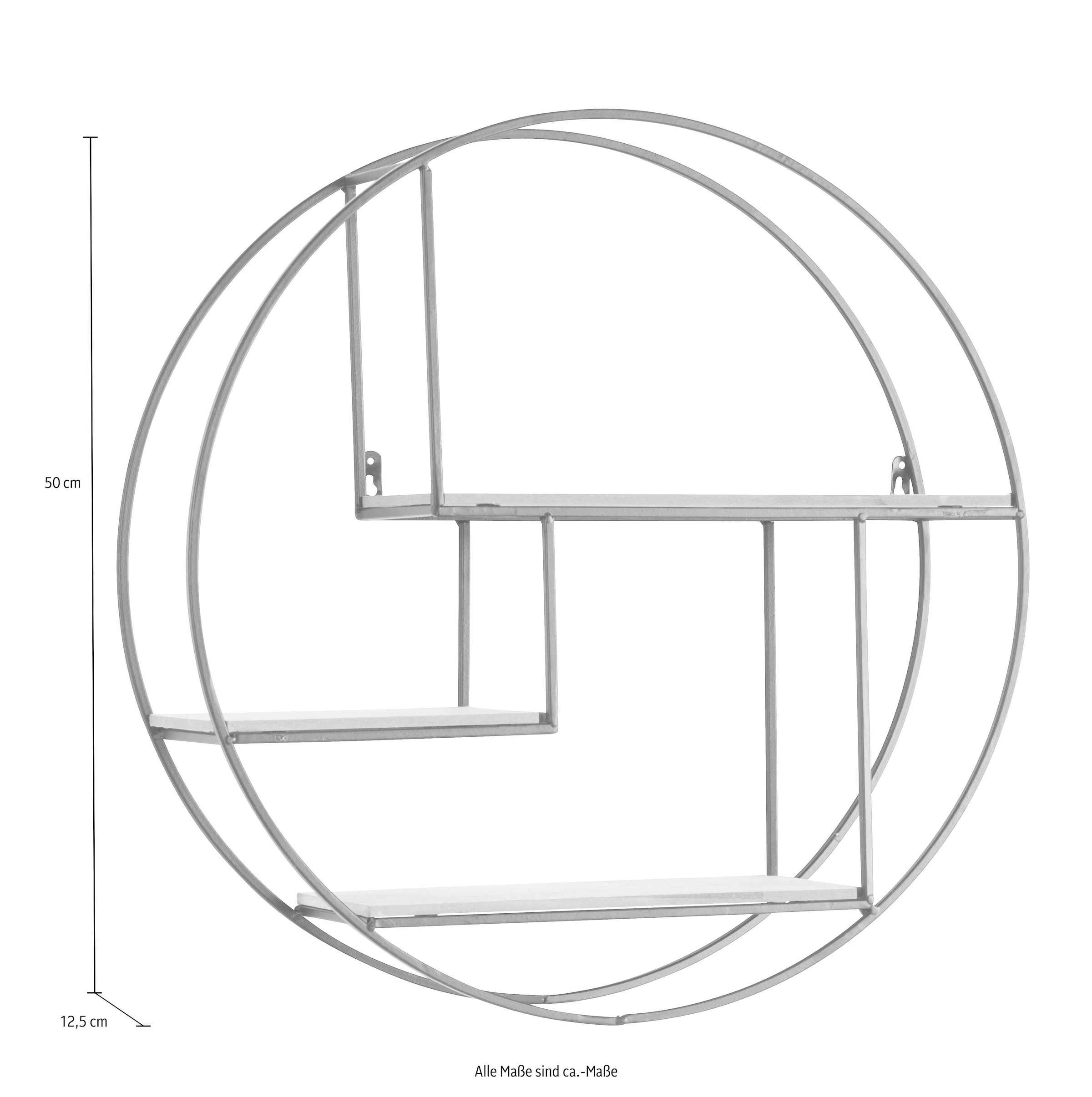 andas Deko-Wandregal »Kreis«, aus Metall